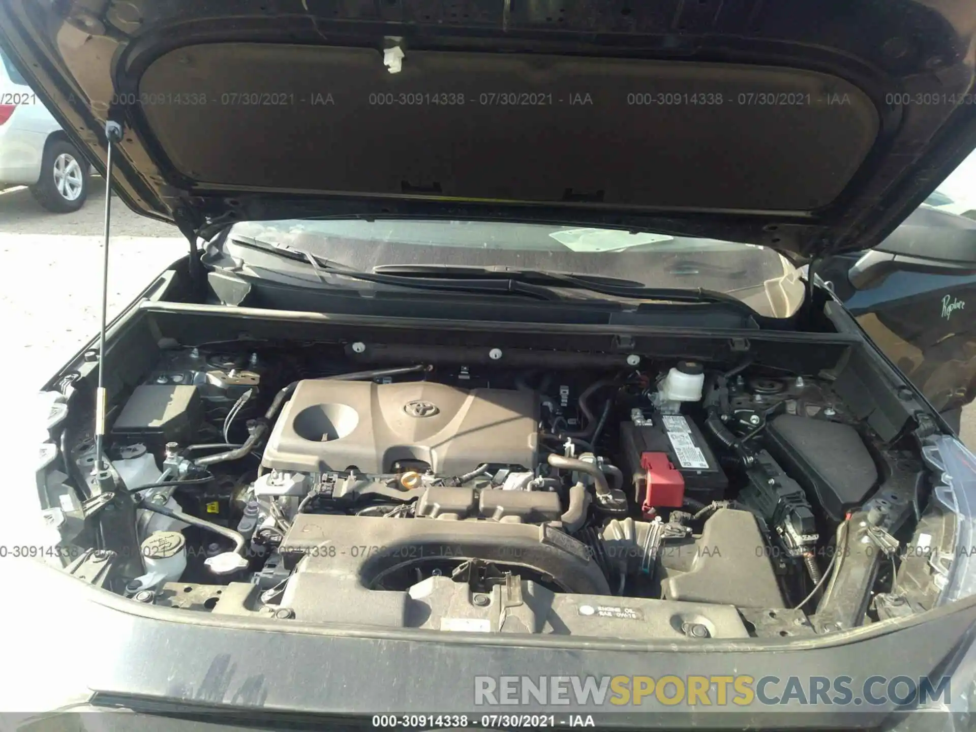 10 Фотография поврежденного автомобиля 2T3H1RFV0MW147928 TOYOTA RAV4 2021