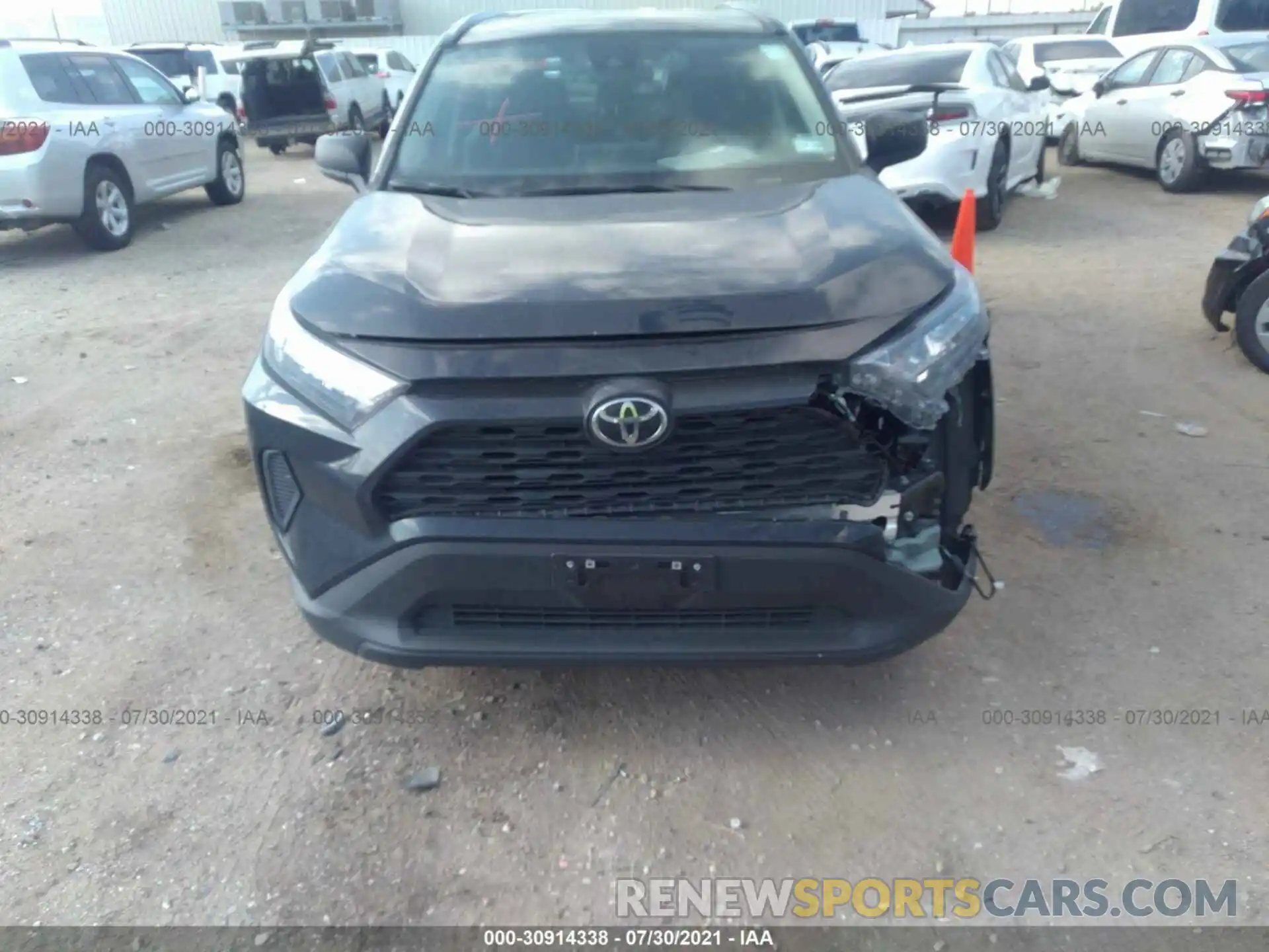 6 Фотография поврежденного автомобиля 2T3H1RFV0MW147928 TOYOTA RAV4 2021