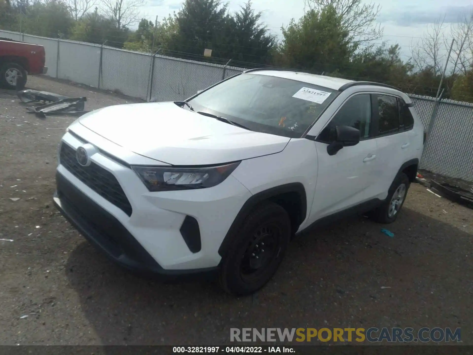 2 Photograph of a damaged car 2T3H1RFV0MW151087 TOYOTA RAV4 2021