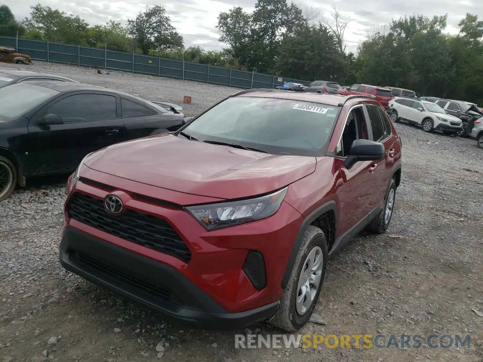 2 Photograph of a damaged car 2T3H1RFV0MW152093 TOYOTA RAV4 2021