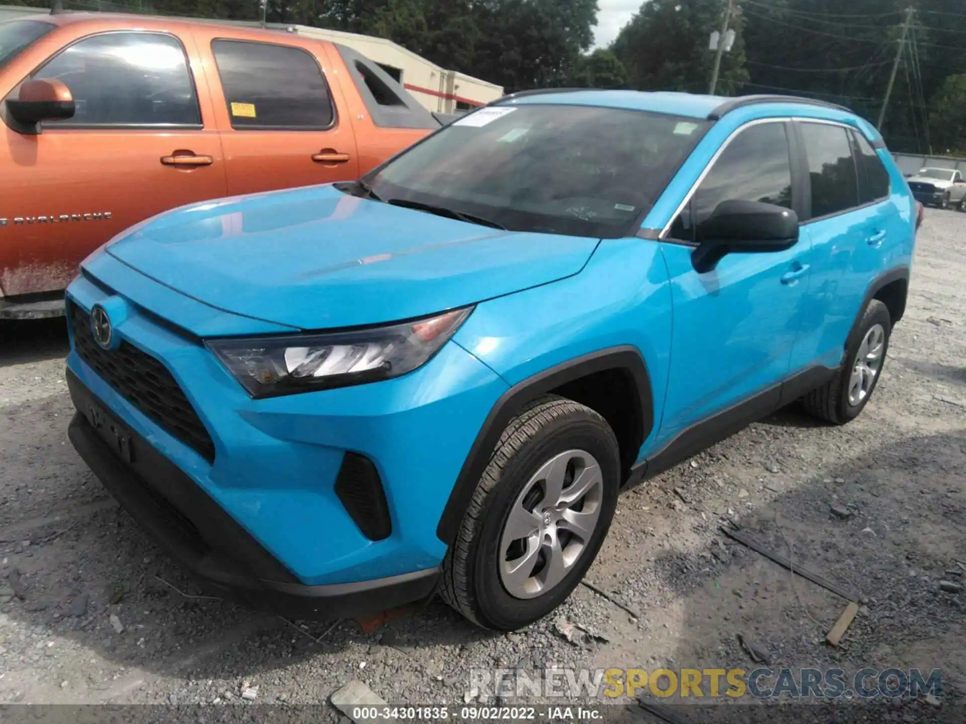 2 Фотография поврежденного автомобиля 2T3H1RFV0MW183229 TOYOTA RAV4 2021