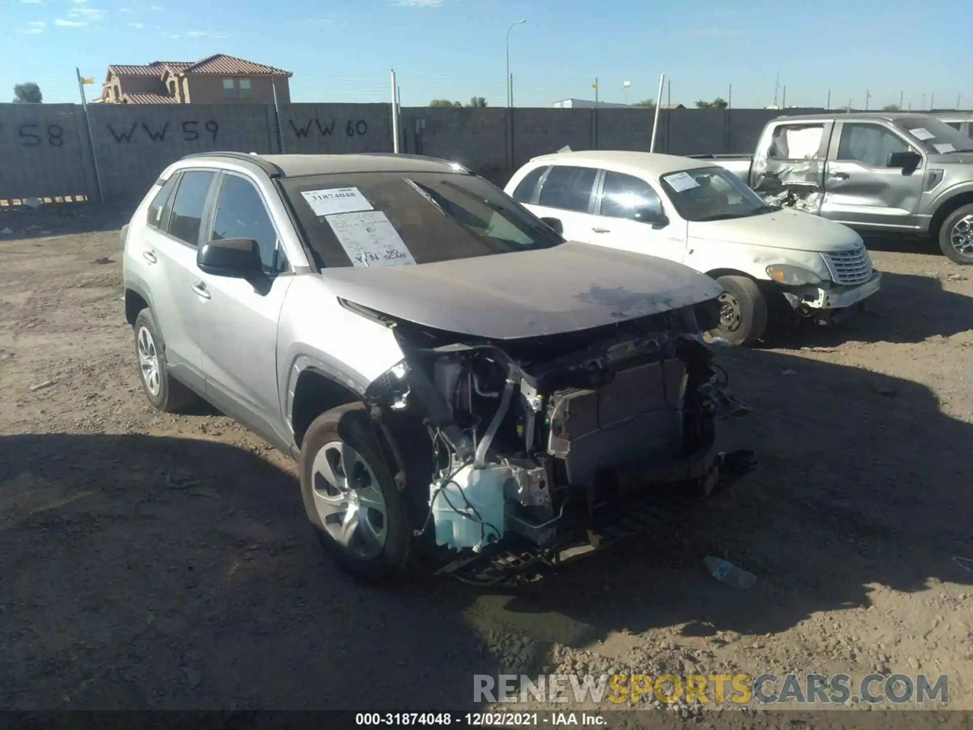 1 Photograph of a damaged car 2T3H1RFV1MC095484 TOYOTA RAV4 2021