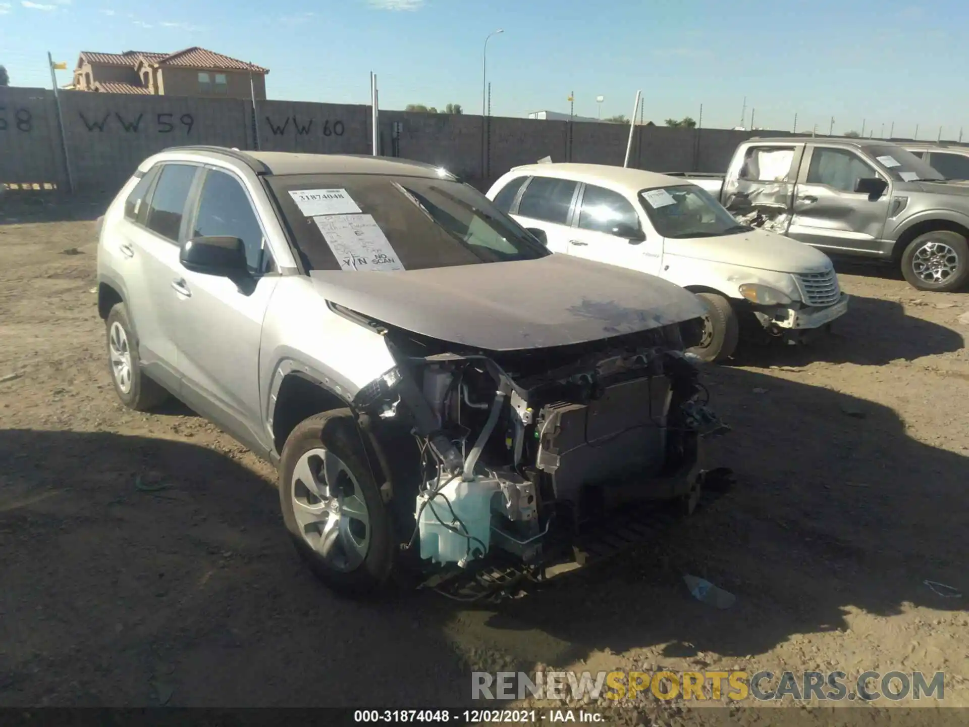 6 Photograph of a damaged car 2T3H1RFV1MC095484 TOYOTA RAV4 2021