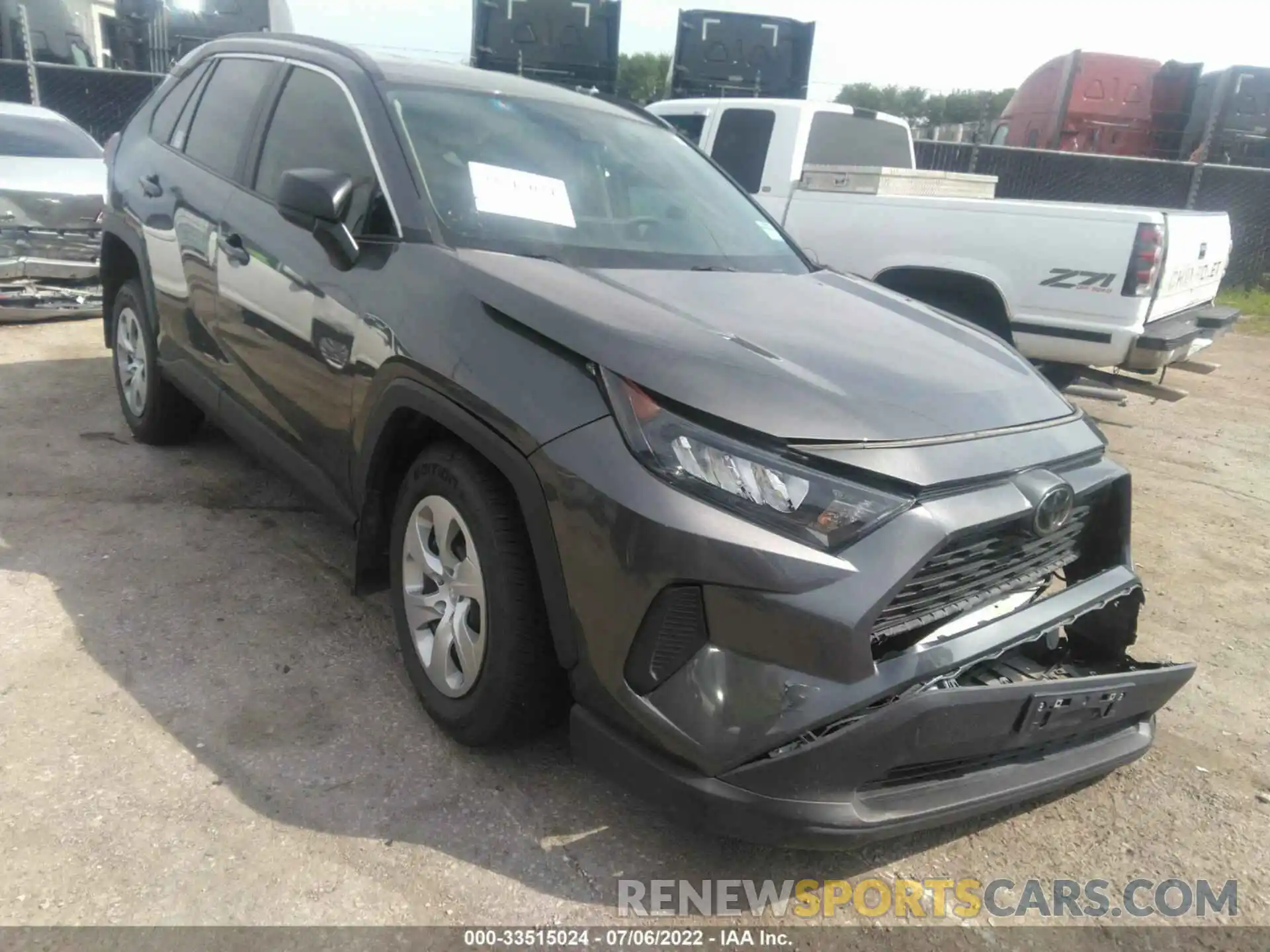 1 Photograph of a damaged car 2T3H1RFV1MC100926 TOYOTA RAV4 2021