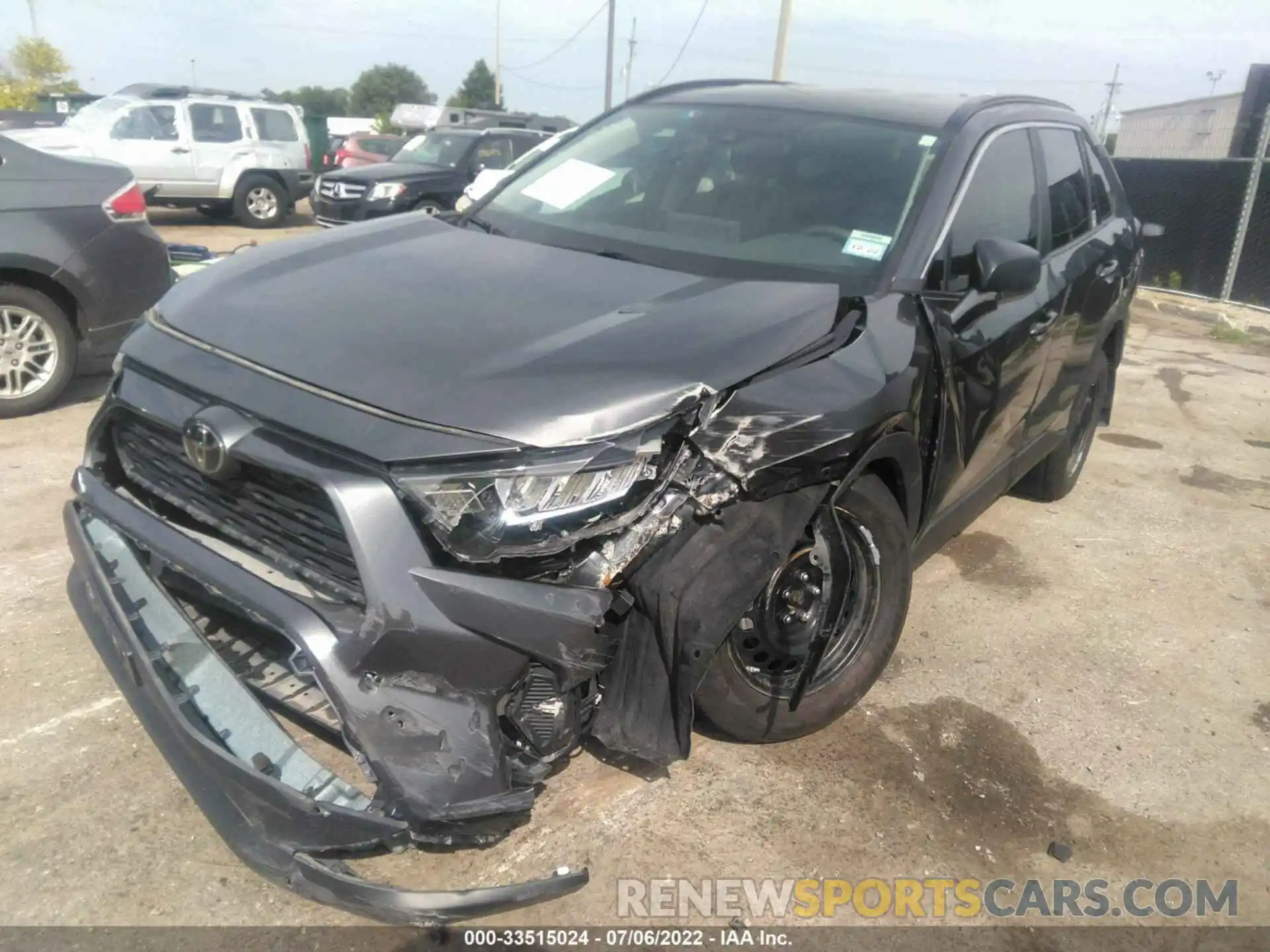 2 Photograph of a damaged car 2T3H1RFV1MC100926 TOYOTA RAV4 2021