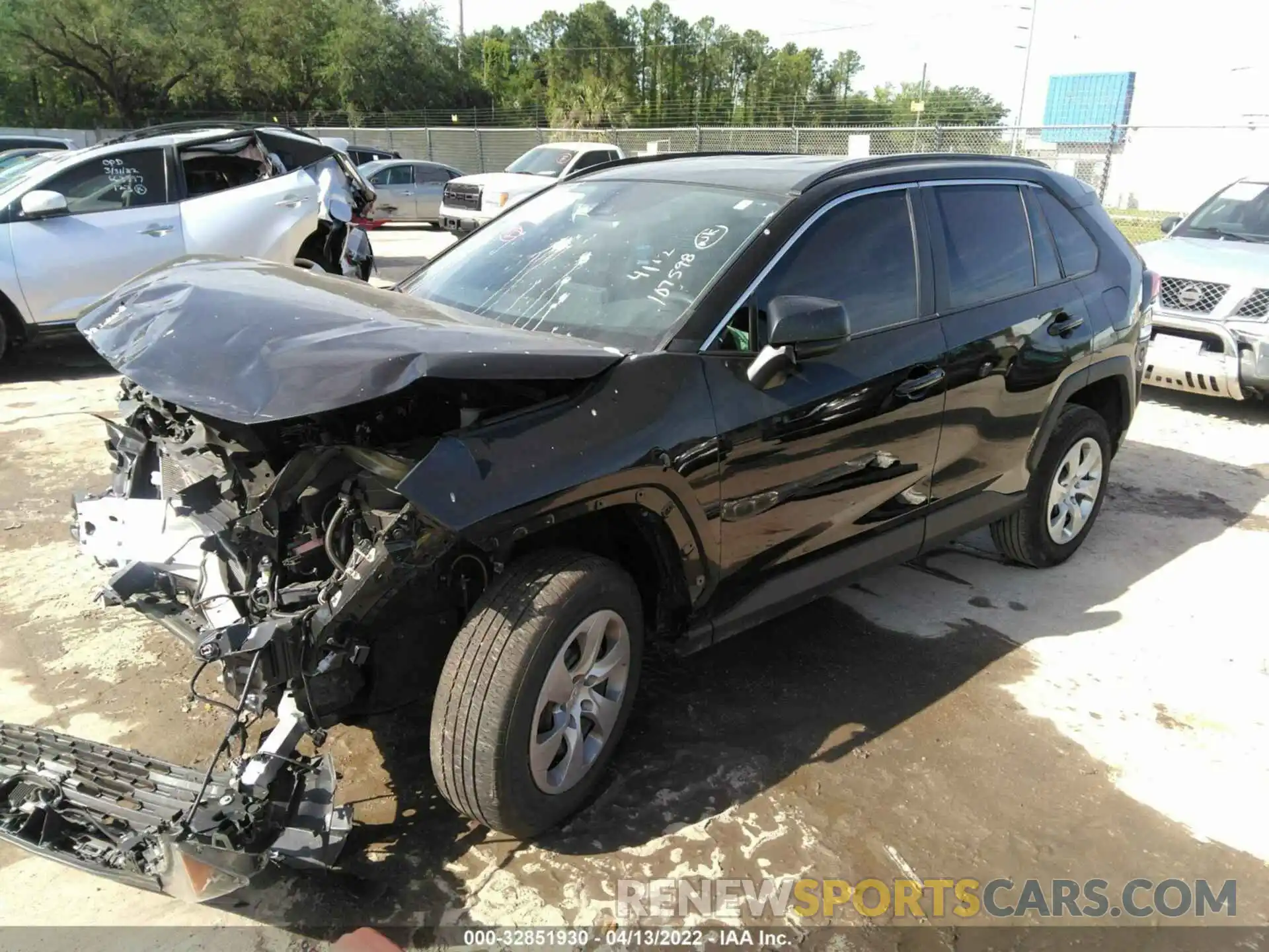 2 Photograph of a damaged car 2T3H1RFV1MC107598 TOYOTA RAV4 2021