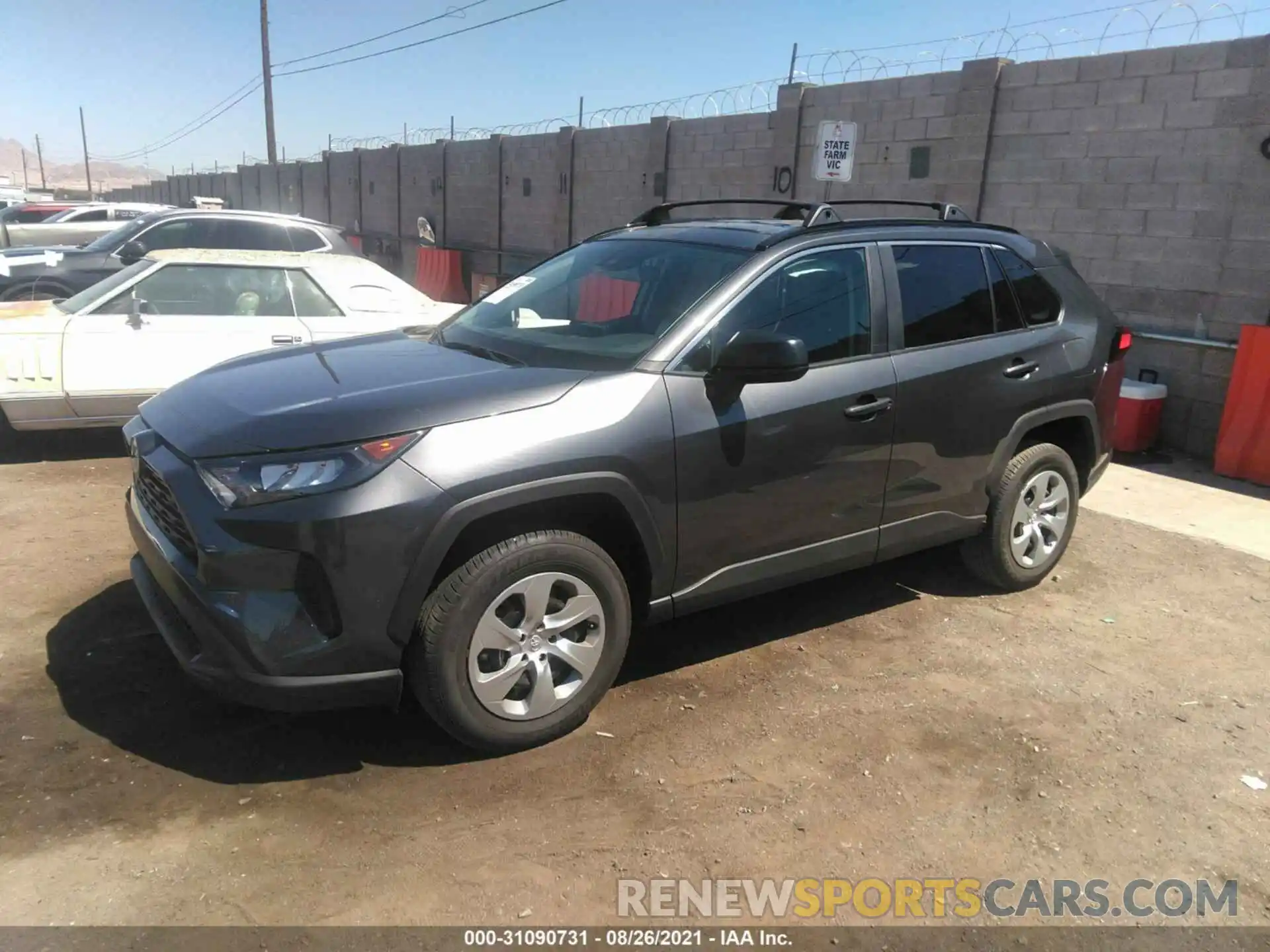 2 Photograph of a damaged car 2T3H1RFV1MC130301 TOYOTA RAV4 2021