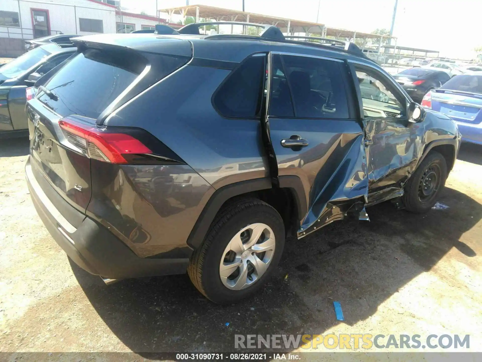 4 Photograph of a damaged car 2T3H1RFV1MC130301 TOYOTA RAV4 2021