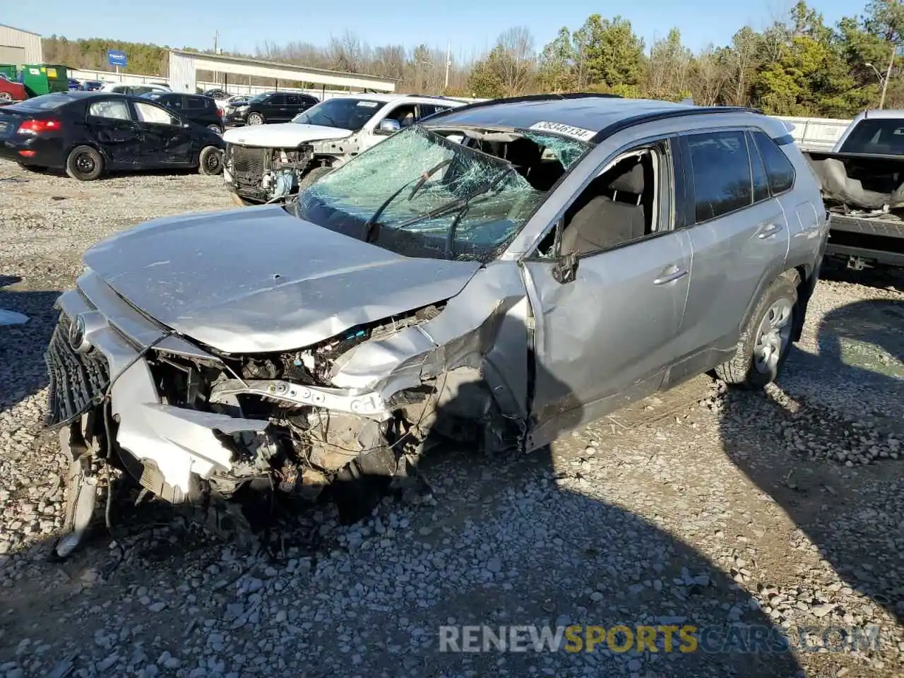 1 Photograph of a damaged car 2T3H1RFV1MC131688 TOYOTA RAV4 2021