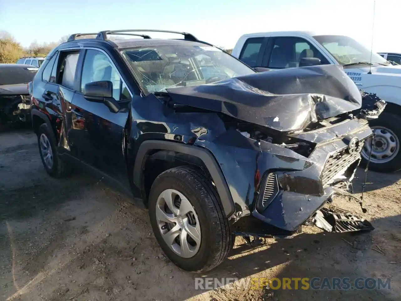 1 Photograph of a damaged car 2T3H1RFV1MC138656 TOYOTA RAV4 2021