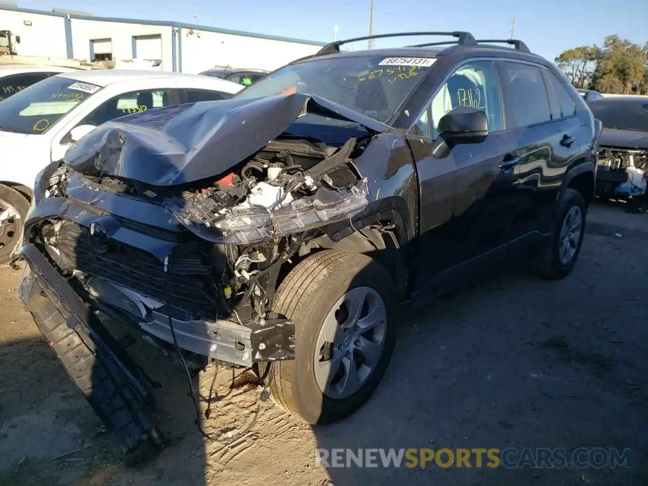 2 Photograph of a damaged car 2T3H1RFV1MC138656 TOYOTA RAV4 2021