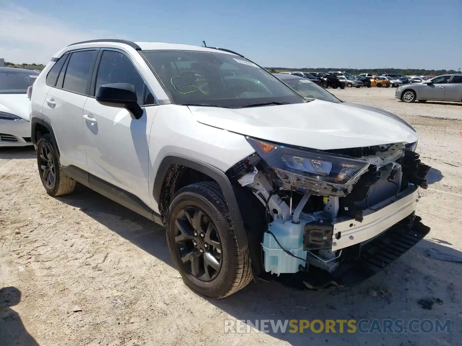 1 Photograph of a damaged car 2T3H1RFV1MC155960 TOYOTA RAV4 2021