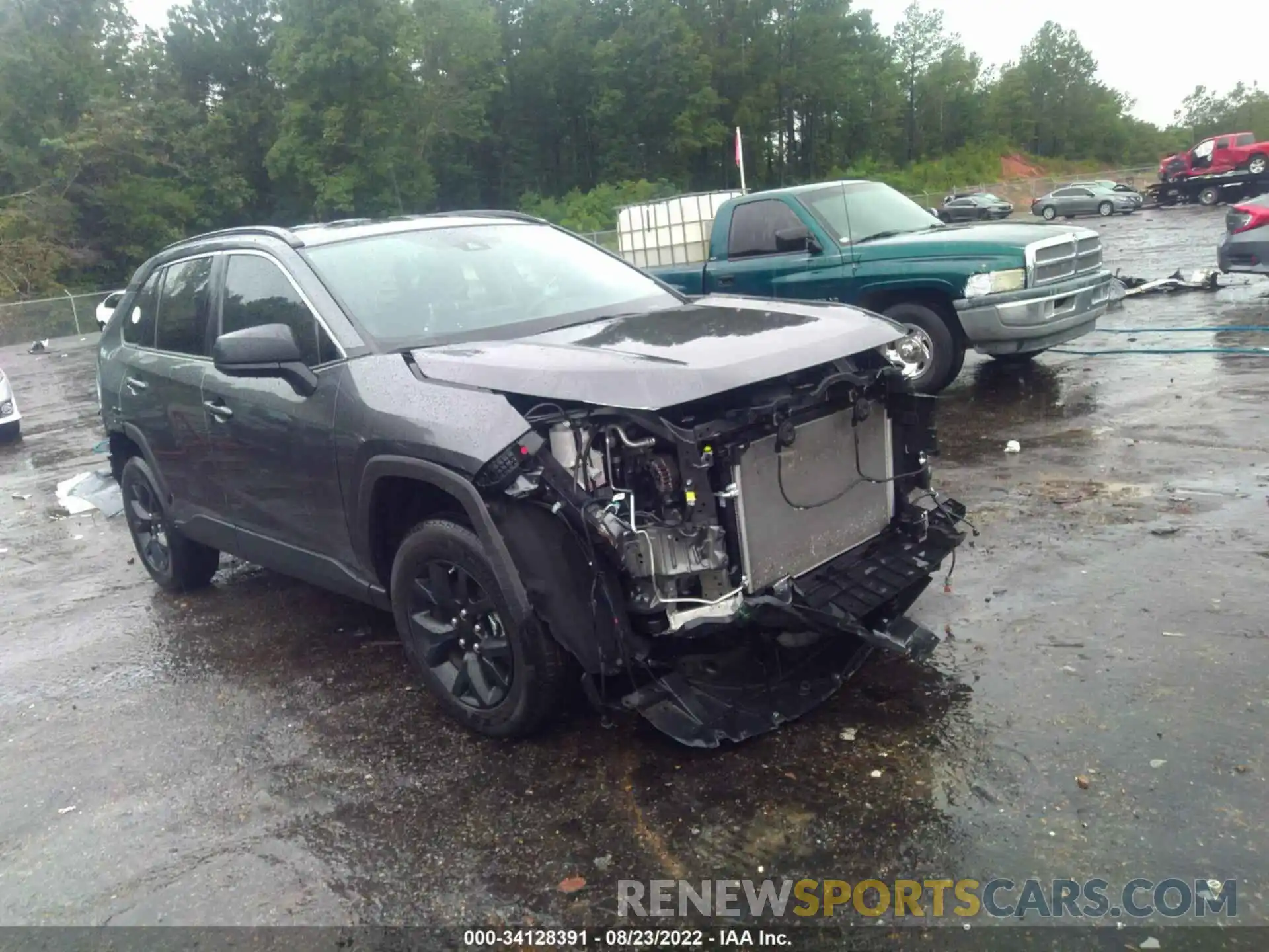 1 Photograph of a damaged car 2T3H1RFV1MC157143 TOYOTA RAV4 2021