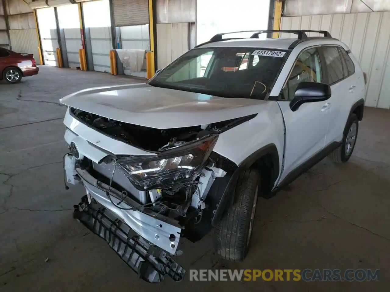 2 Фотография поврежденного автомобиля 2T3H1RFV1MC162262 TOYOTA RAV4 2021