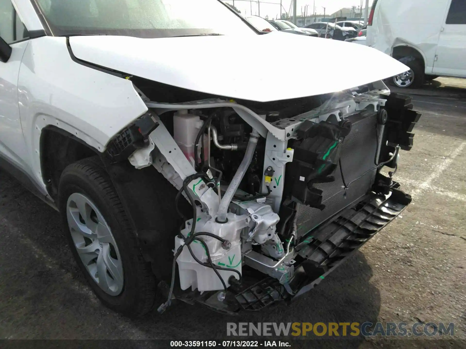 6 Фотография поврежденного автомобиля 2T3H1RFV1MC167137 TOYOTA RAV4 2021