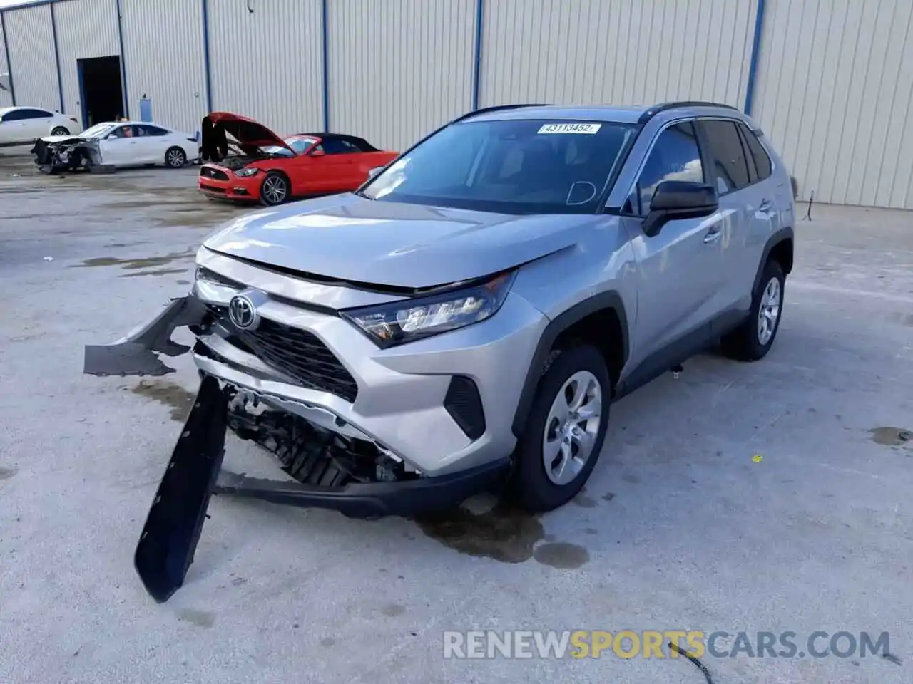 2 Photograph of a damaged car 2T3H1RFV1MC171804 TOYOTA RAV4 2021