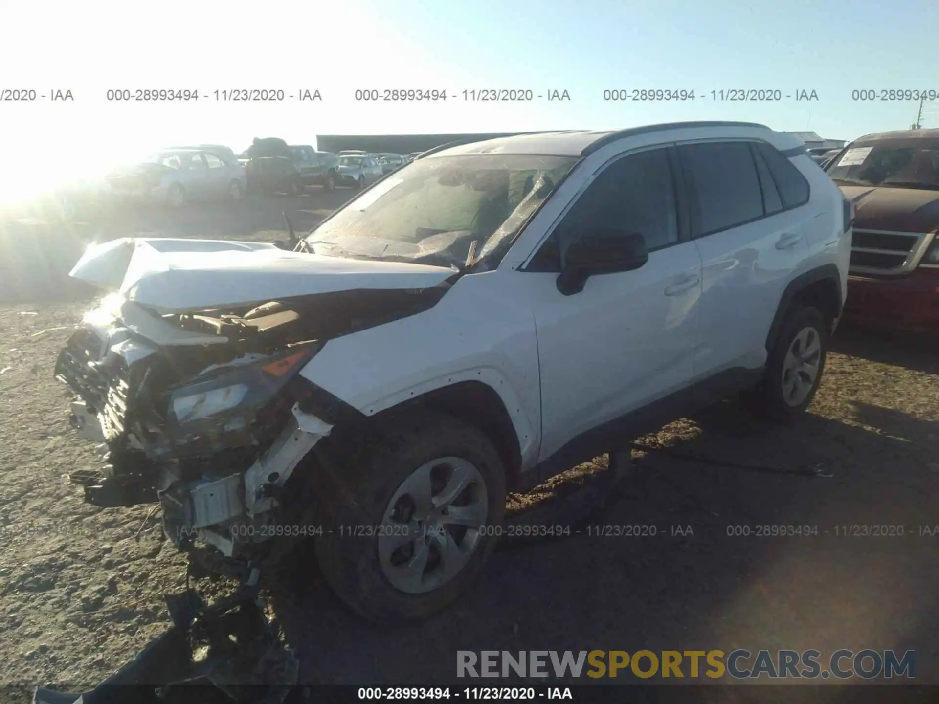 2 Photograph of a damaged car 2T3H1RFV1MW105011 TOYOTA RAV4 2021