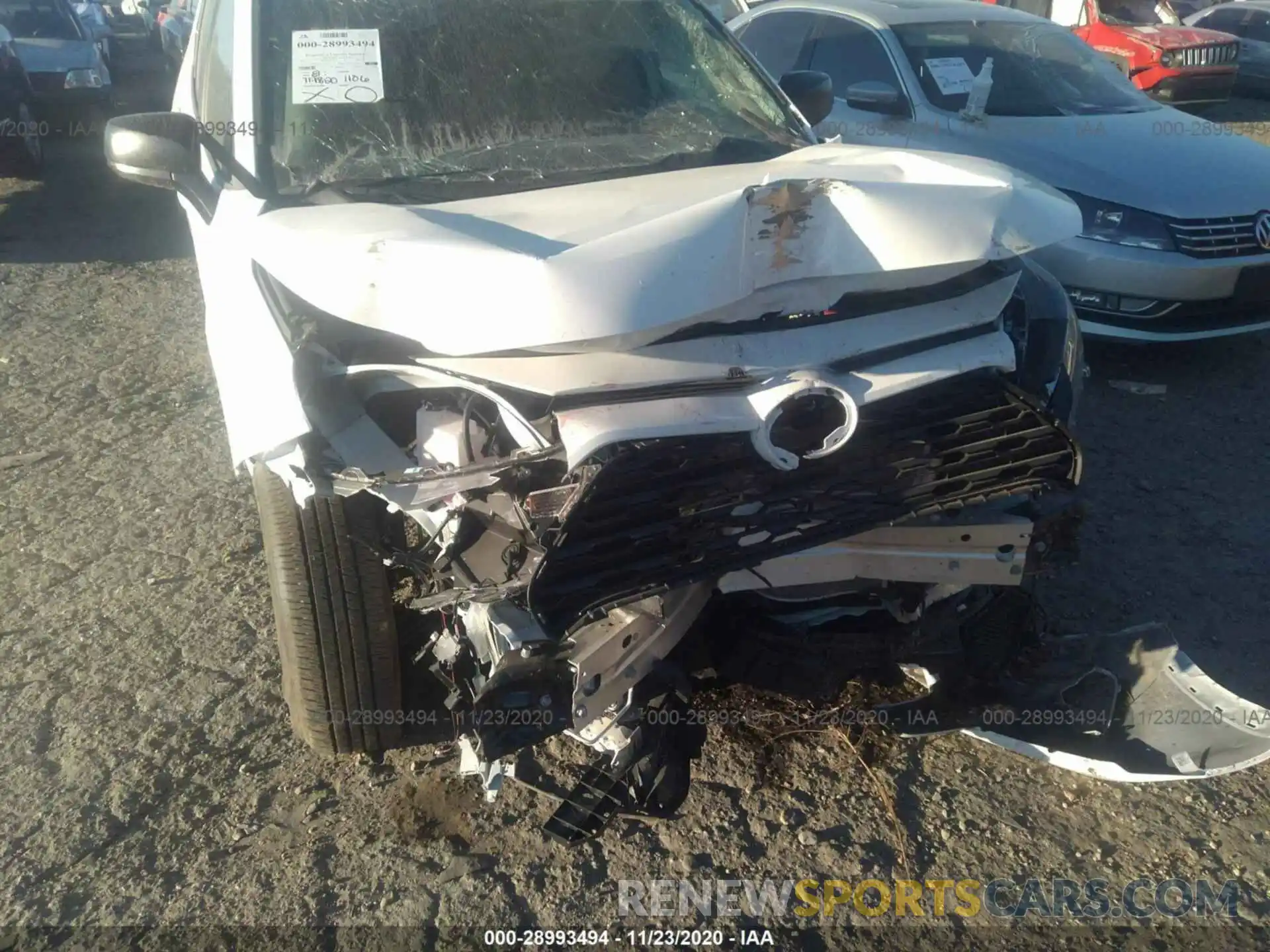 6 Фотография поврежденного автомобиля 2T3H1RFV1MW105011 TOYOTA RAV4 2021