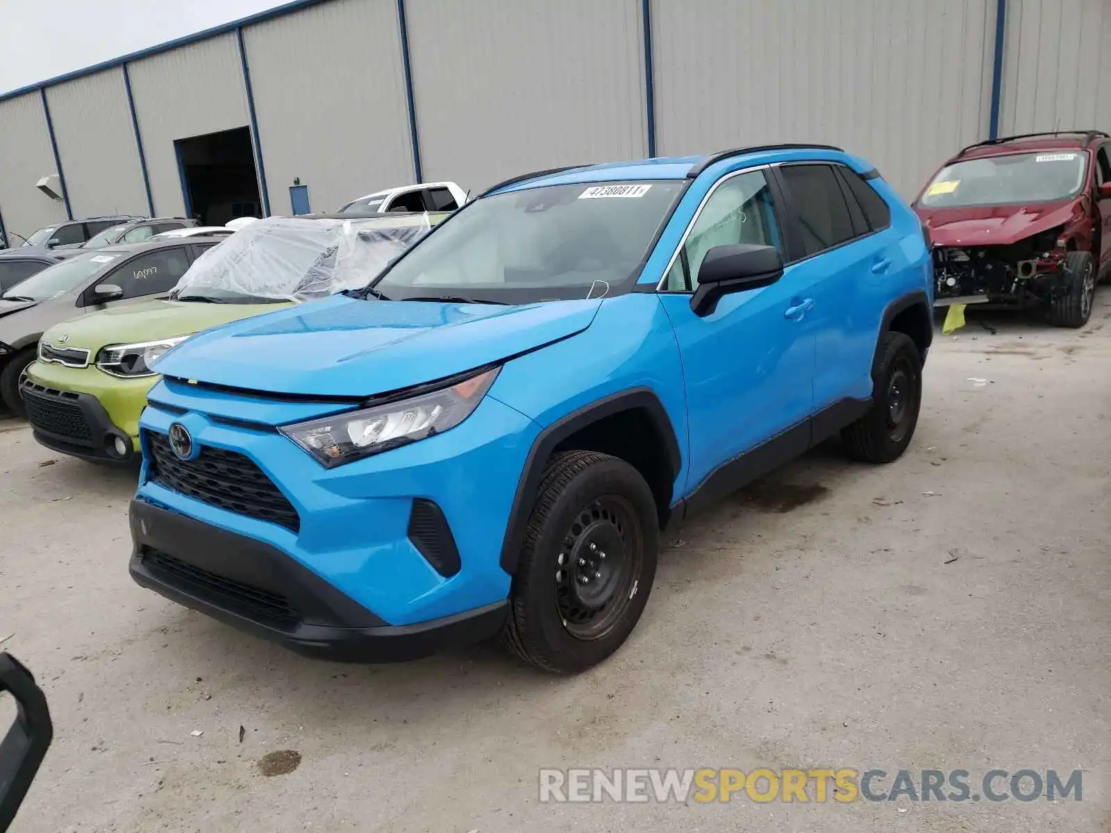 2 Фотография поврежденного автомобиля 2T3H1RFV1MW110614 TOYOTA RAV4 2021