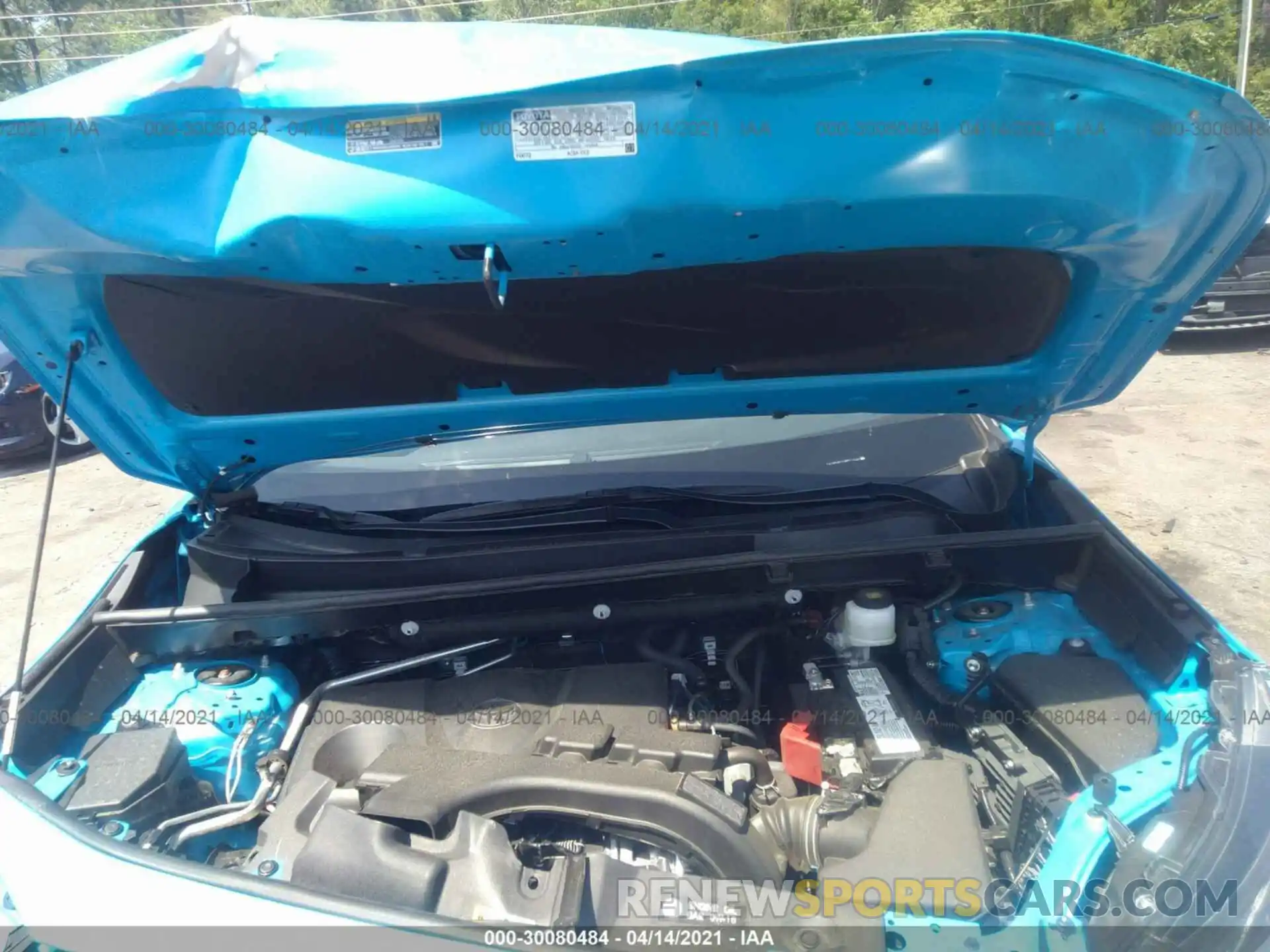 10 Фотография поврежденного автомобиля 2T3H1RFV1MW111732 TOYOTA RAV4 2021