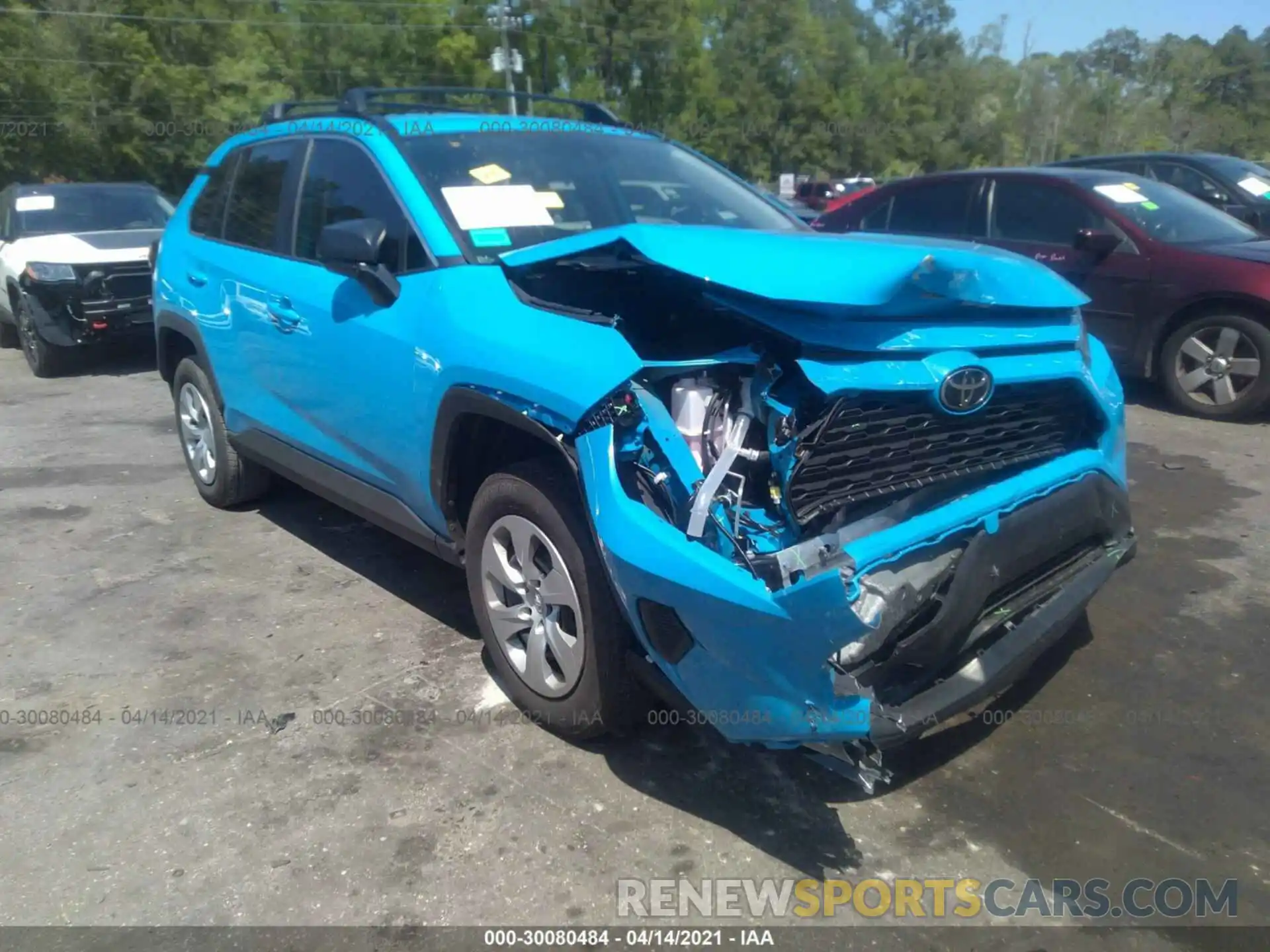 6 Photograph of a damaged car 2T3H1RFV1MW111732 TOYOTA RAV4 2021