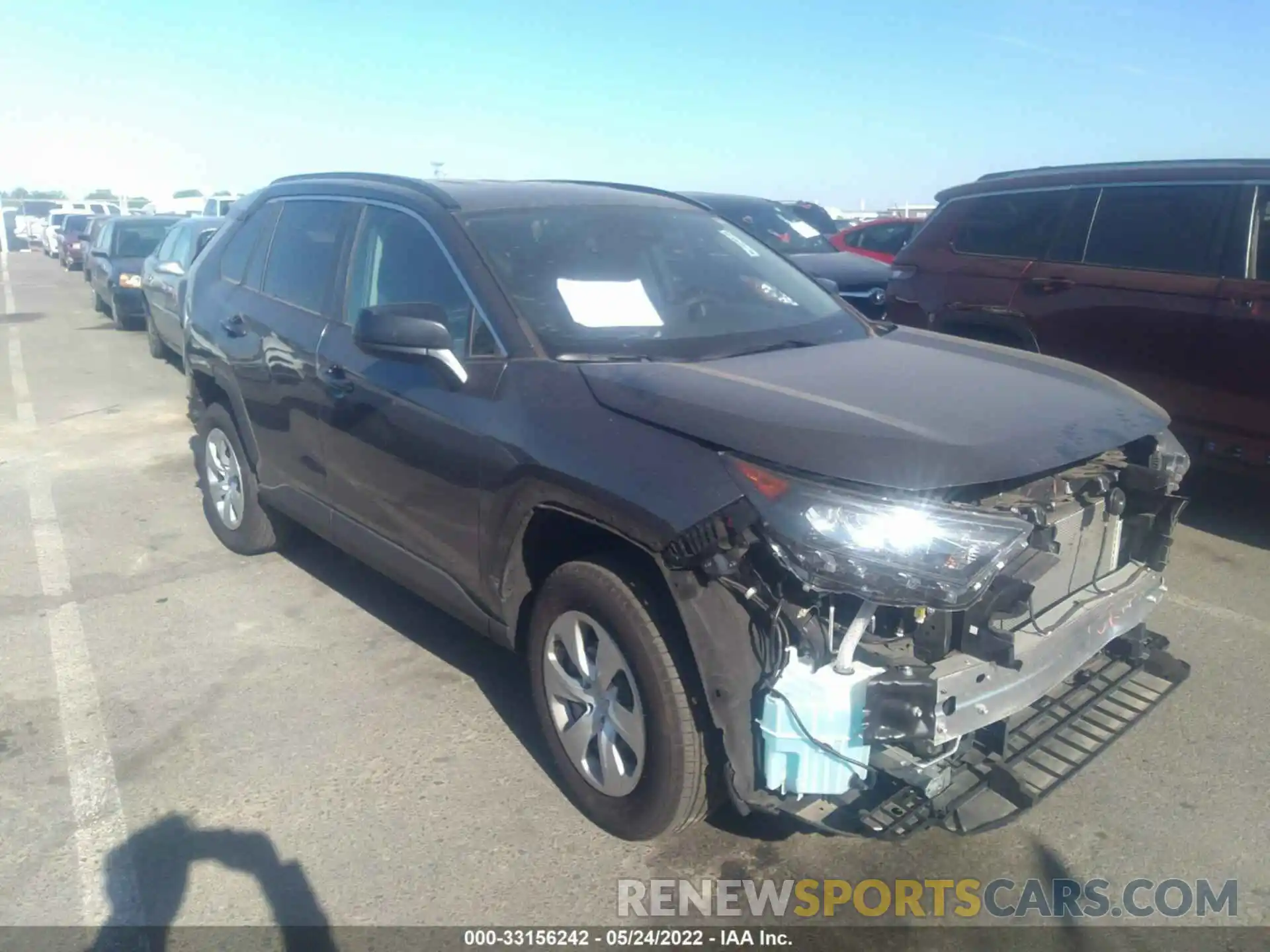 1 Photograph of a damaged car 2T3H1RFV1MW122293 TOYOTA RAV4 2021