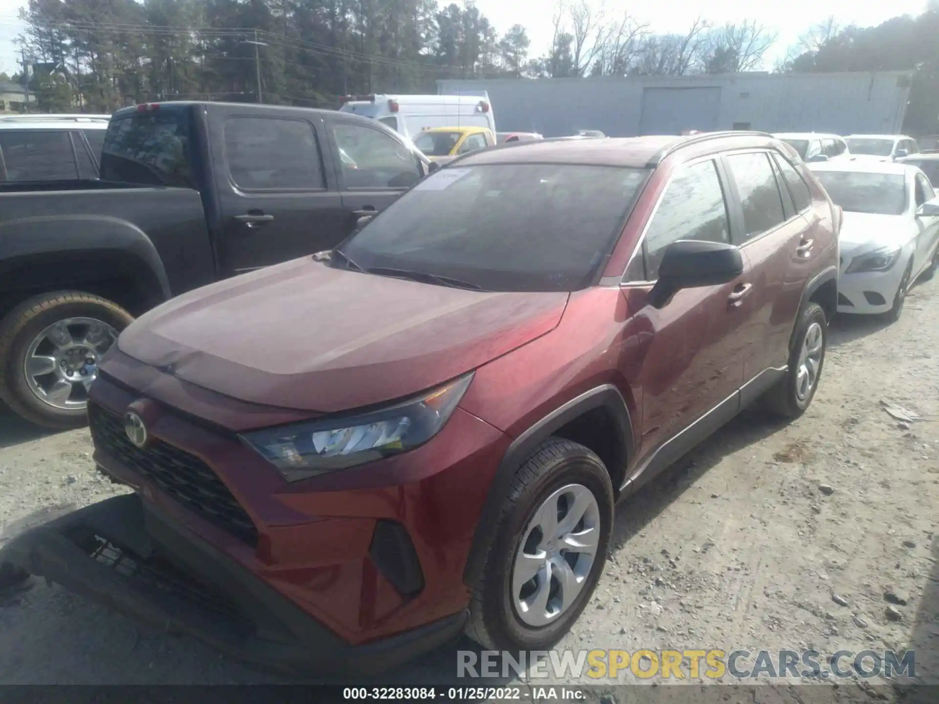 2 Photograph of a damaged car 2T3H1RFV1MW144200 TOYOTA RAV4 2021