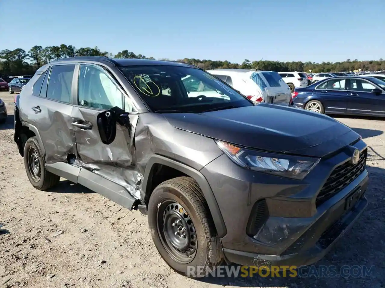 1 Photograph of a damaged car 2T3H1RFV1MW150045 TOYOTA RAV4 2021