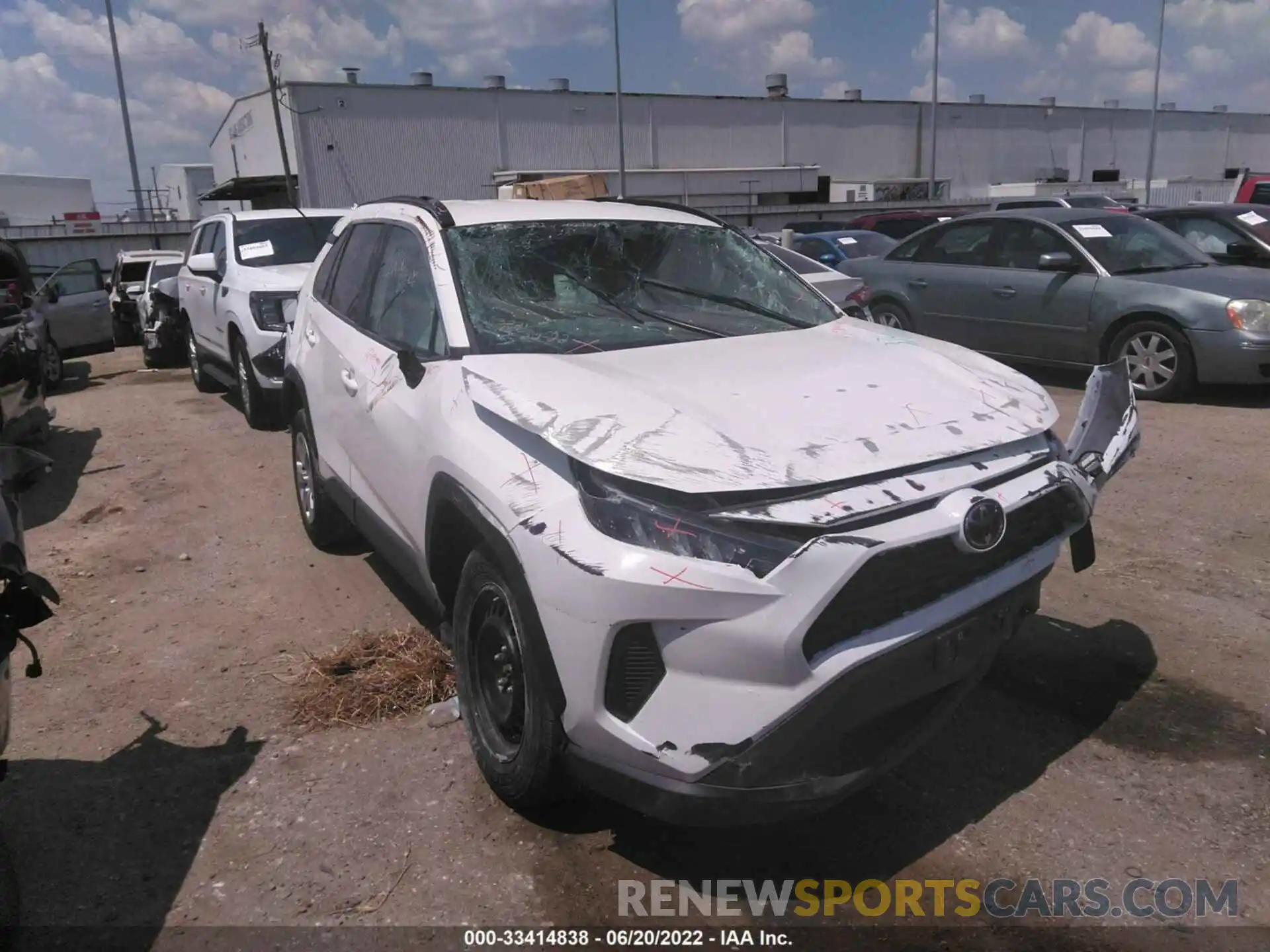 1 Photograph of a damaged car 2T3H1RFV1MW150188 TOYOTA RAV4 2021