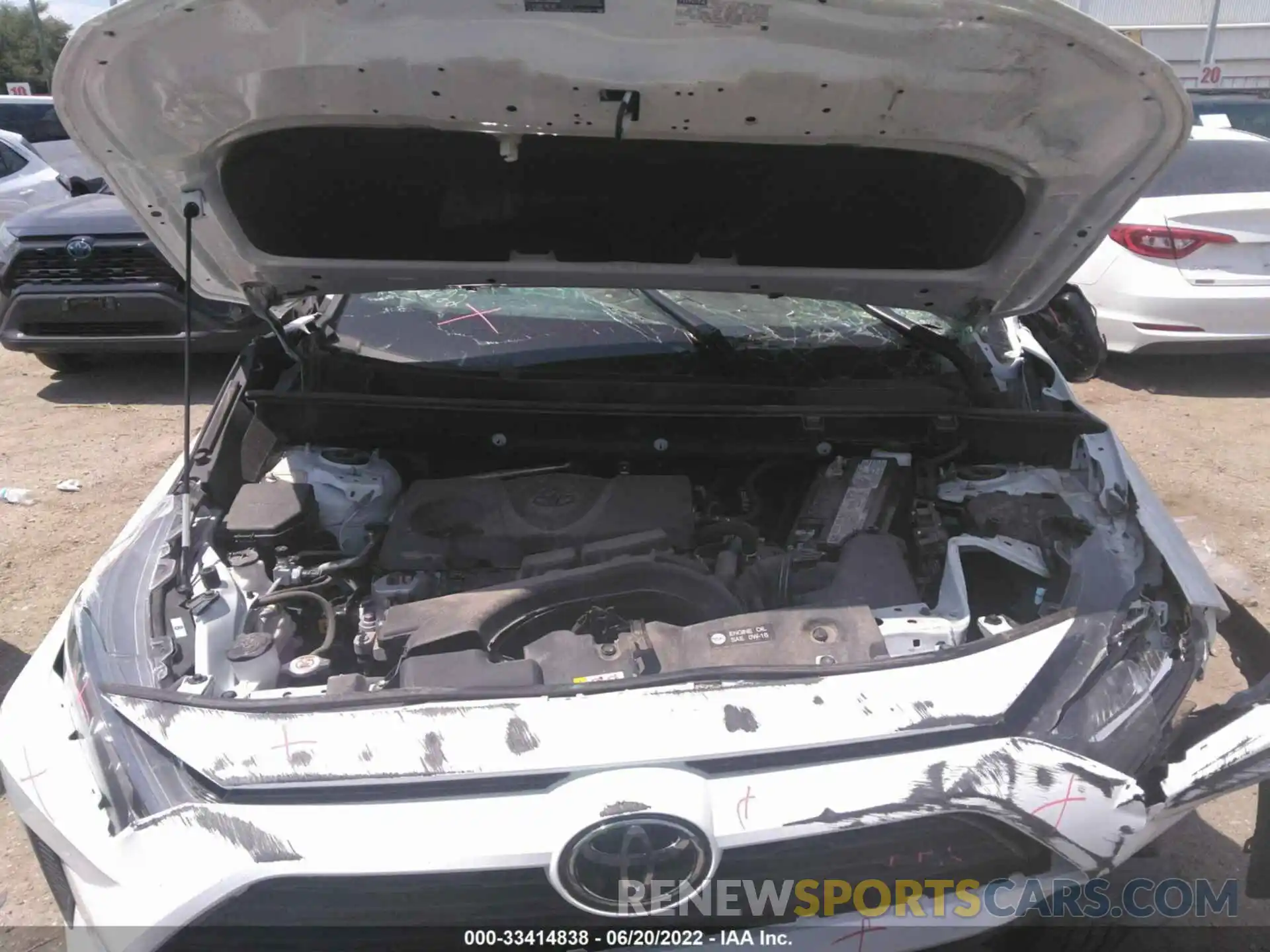 10 Фотография поврежденного автомобиля 2T3H1RFV1MW150188 TOYOTA RAV4 2021