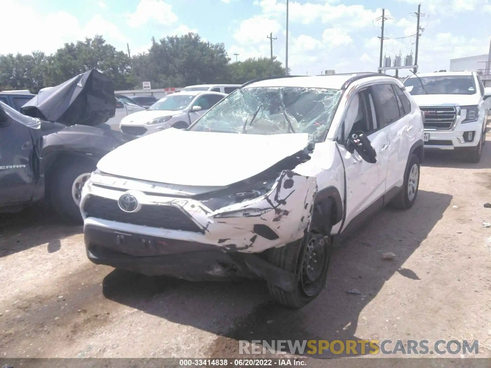 2 Photograph of a damaged car 2T3H1RFV1MW150188 TOYOTA RAV4 2021