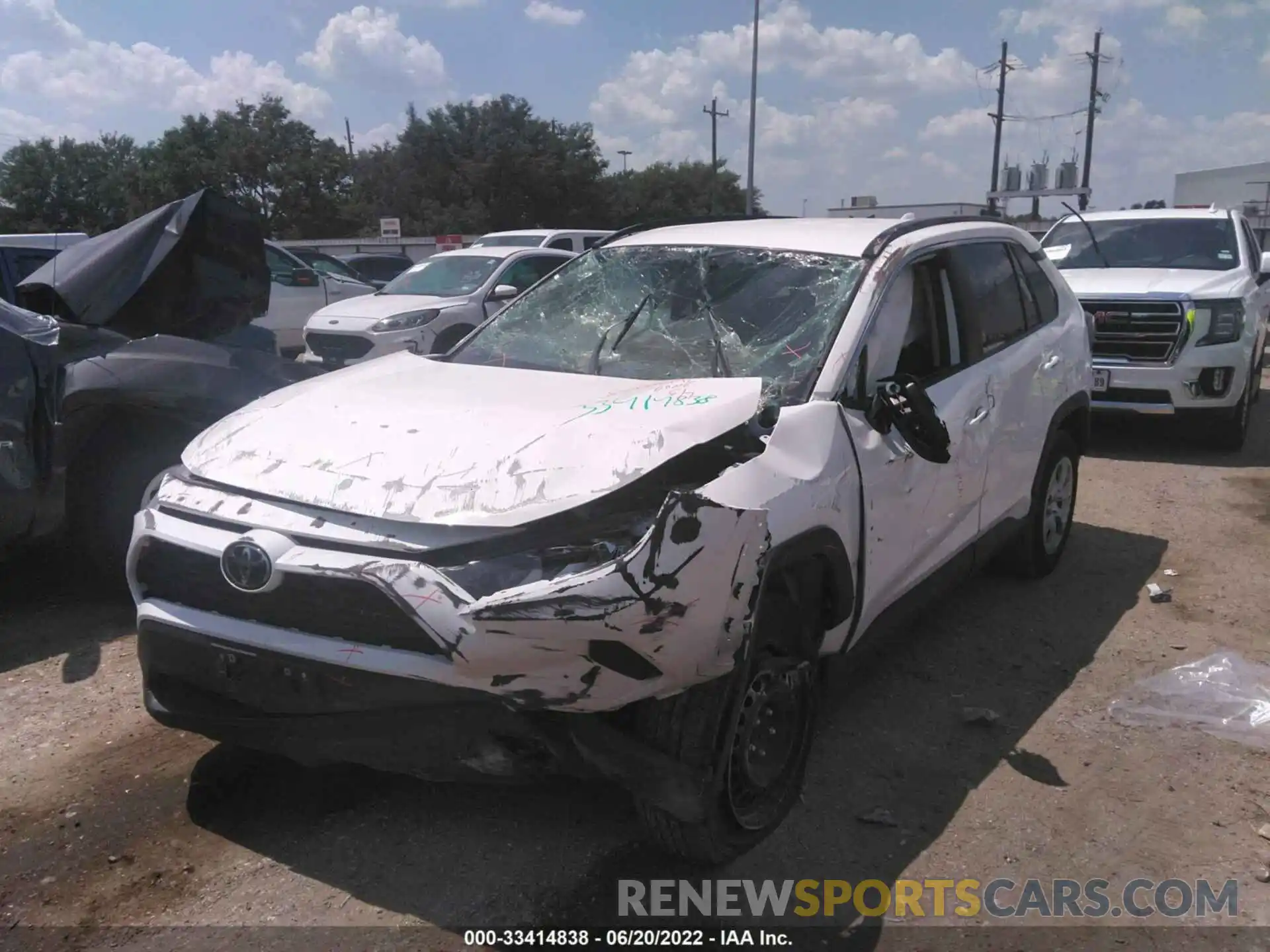 6 Photograph of a damaged car 2T3H1RFV1MW150188 TOYOTA RAV4 2021