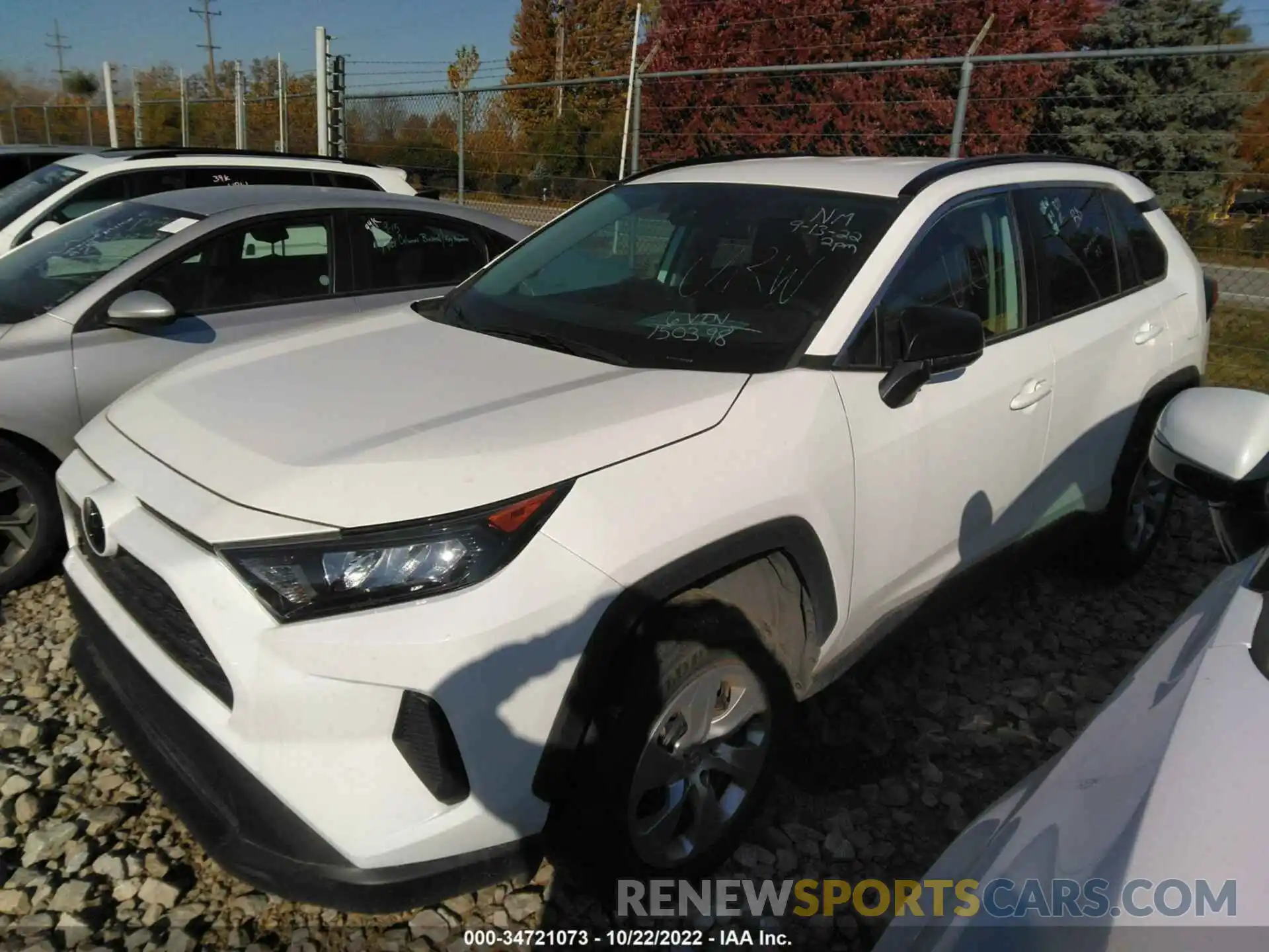 2 Фотография поврежденного автомобиля 2T3H1RFV1MW150398 TOYOTA RAV4 2021