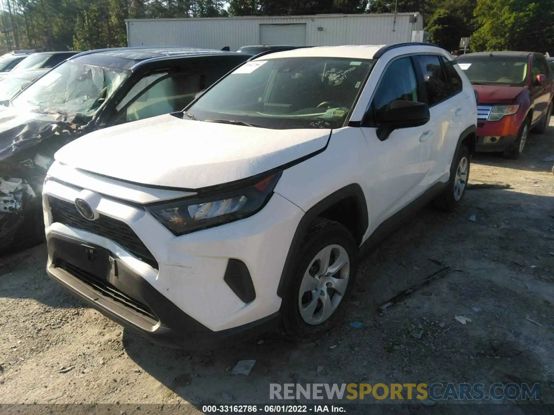 2 Photograph of a damaged car 2T3H1RFV1MW151874 TOYOTA RAV4 2021