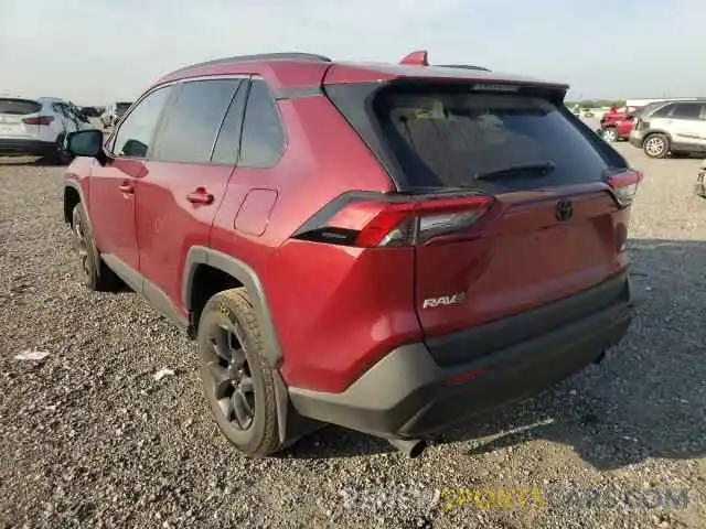 3 Photograph of a damaged car 2T3H1RFV1MW172370 TOYOTA RAV4 2021