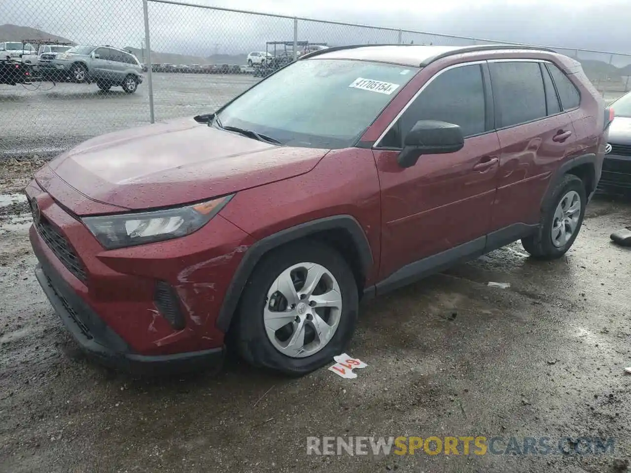 1 Photograph of a damaged car 2T3H1RFV1MW172482 TOYOTA RAV4 2021