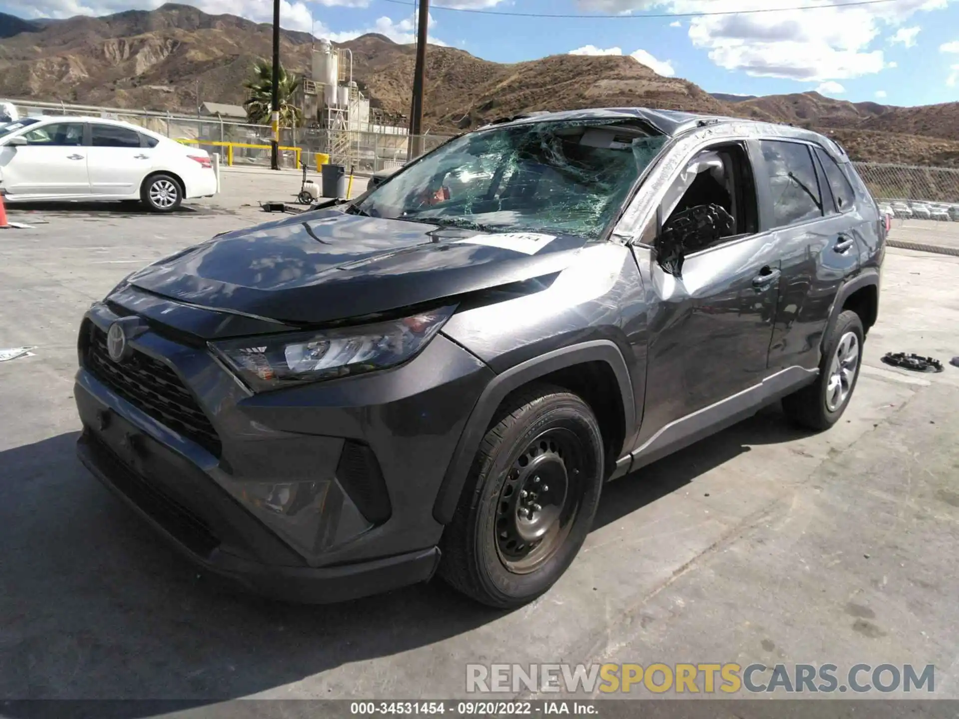 2 Photograph of a damaged car 2T3H1RFV2MC092156 TOYOTA RAV4 2021