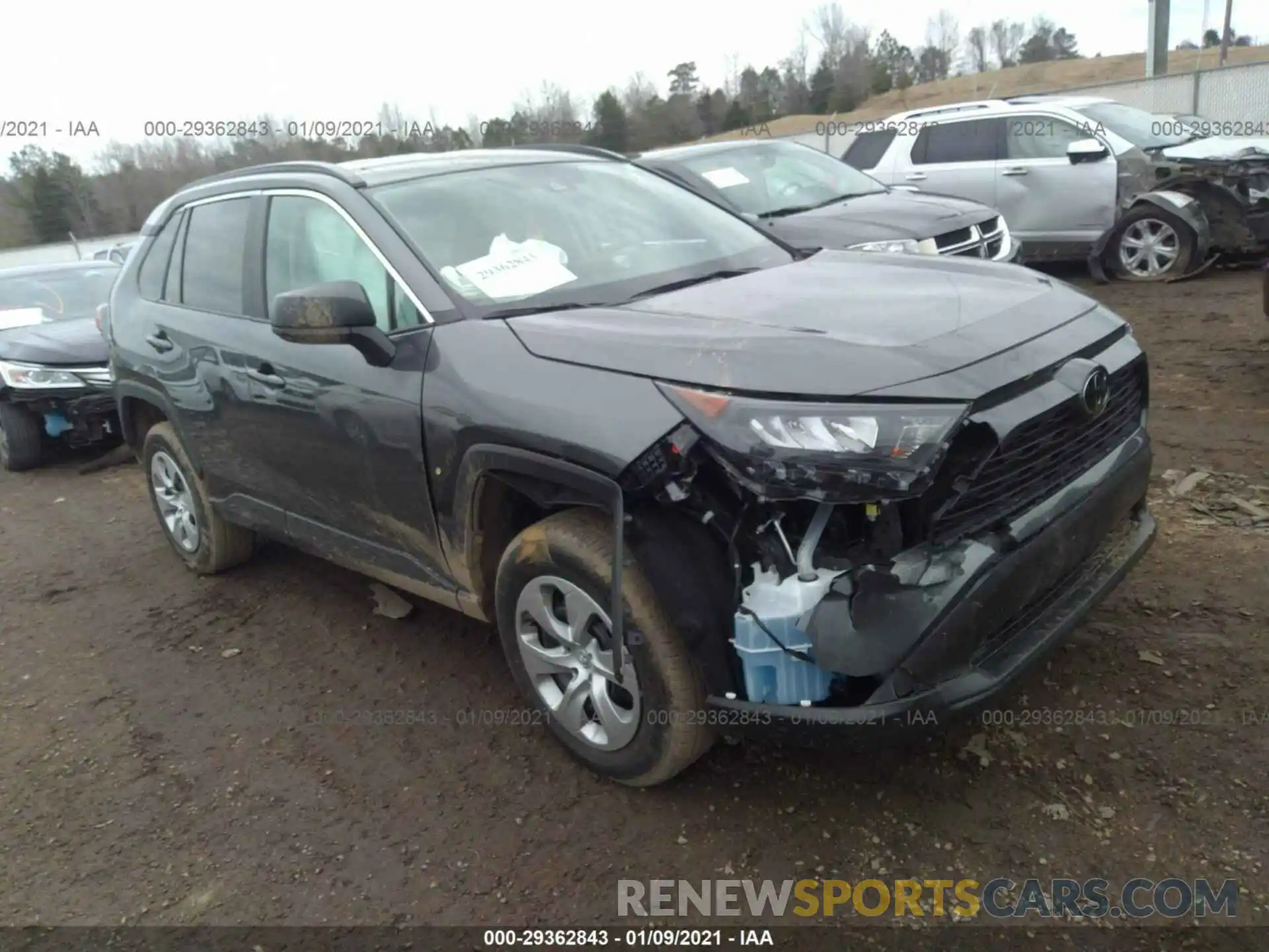 1 Photograph of a damaged car 2T3H1RFV2MC093355 TOYOTA RAV4 2021