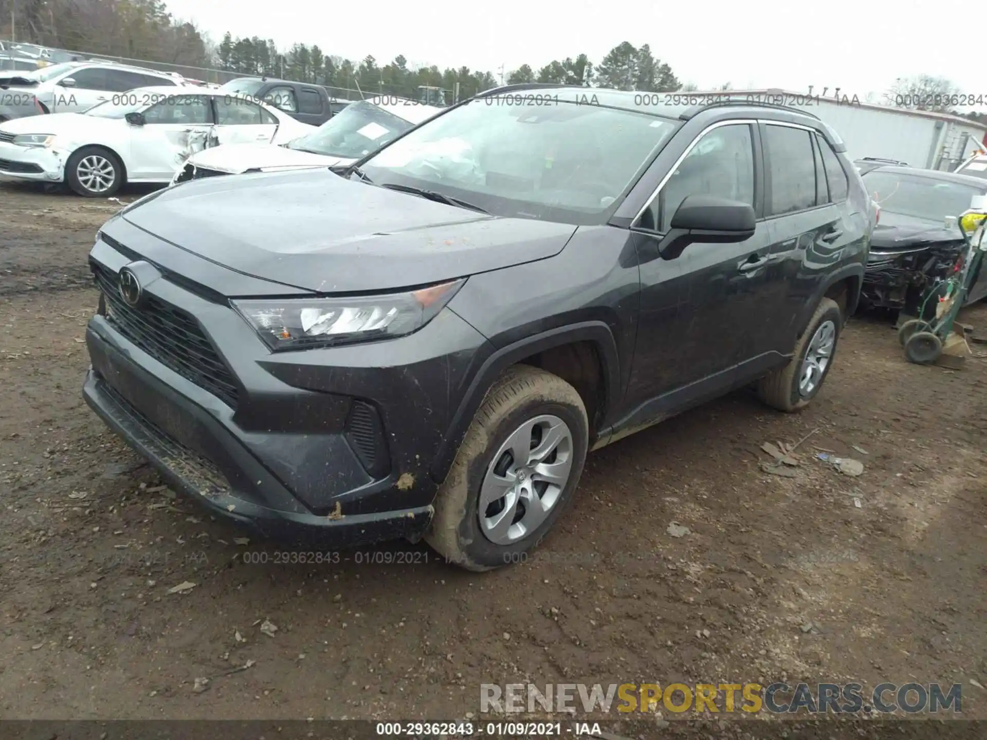 2 Photograph of a damaged car 2T3H1RFV2MC093355 TOYOTA RAV4 2021