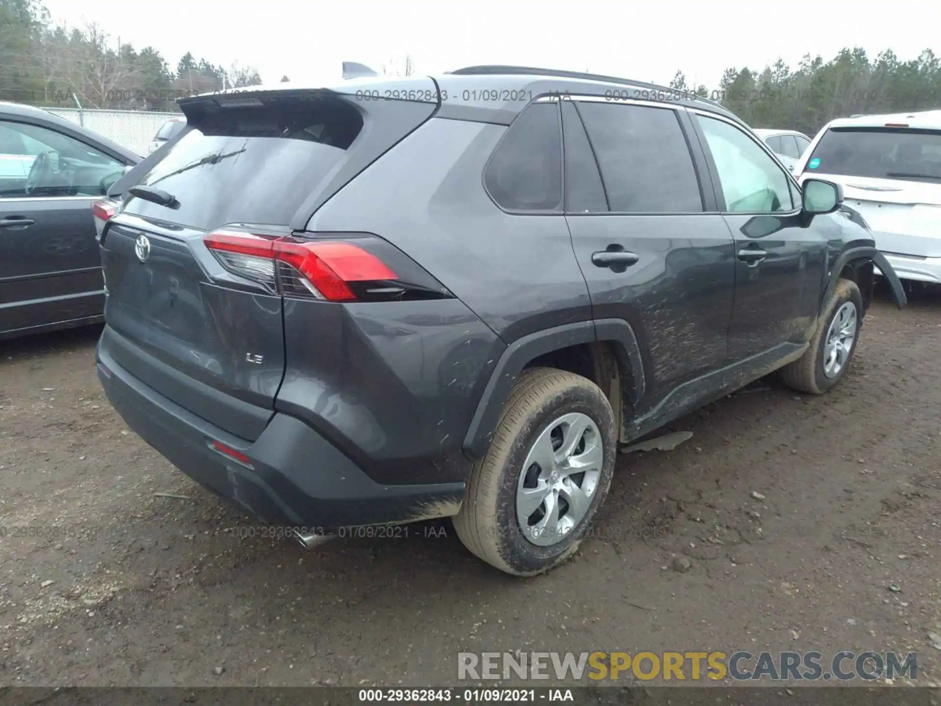 4 Photograph of a damaged car 2T3H1RFV2MC093355 TOYOTA RAV4 2021