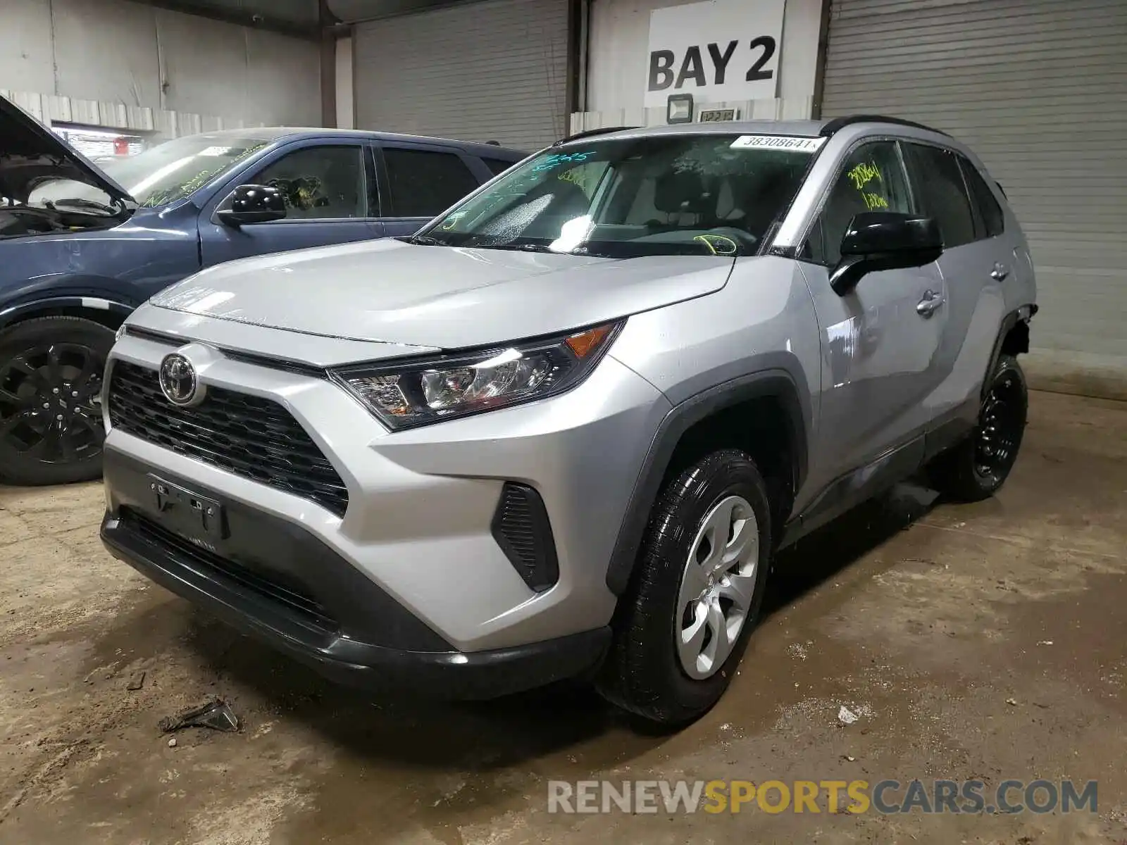 2 Photograph of a damaged car 2T3H1RFV2MC108176 TOYOTA RAV4 2021