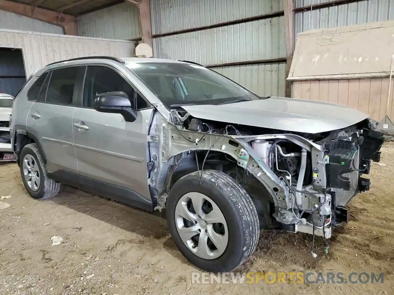 4 Photograph of a damaged car 2T3H1RFV2MC108520 TOYOTA RAV4 2021