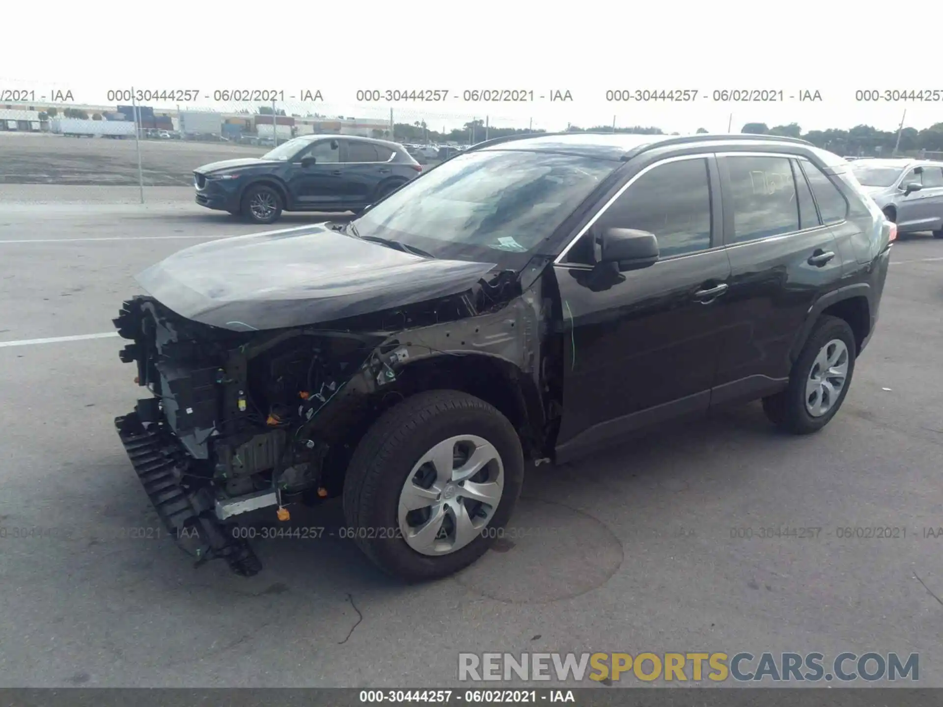 2 Photograph of a damaged car 2T3H1RFV2MC111028 TOYOTA RAV4 2021