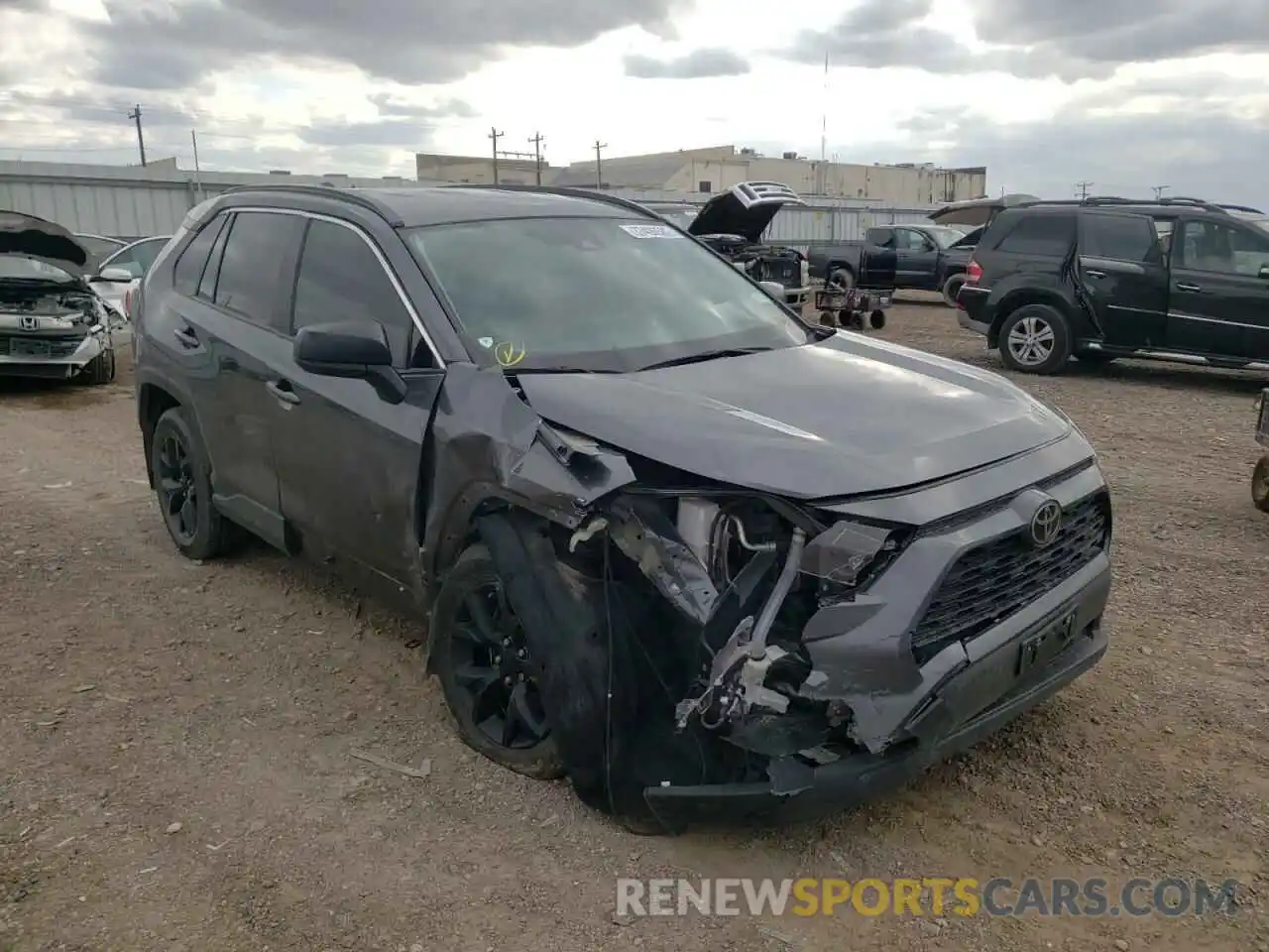 1 Photograph of a damaged car 2T3H1RFV2MC116858 TOYOTA RAV4 2021