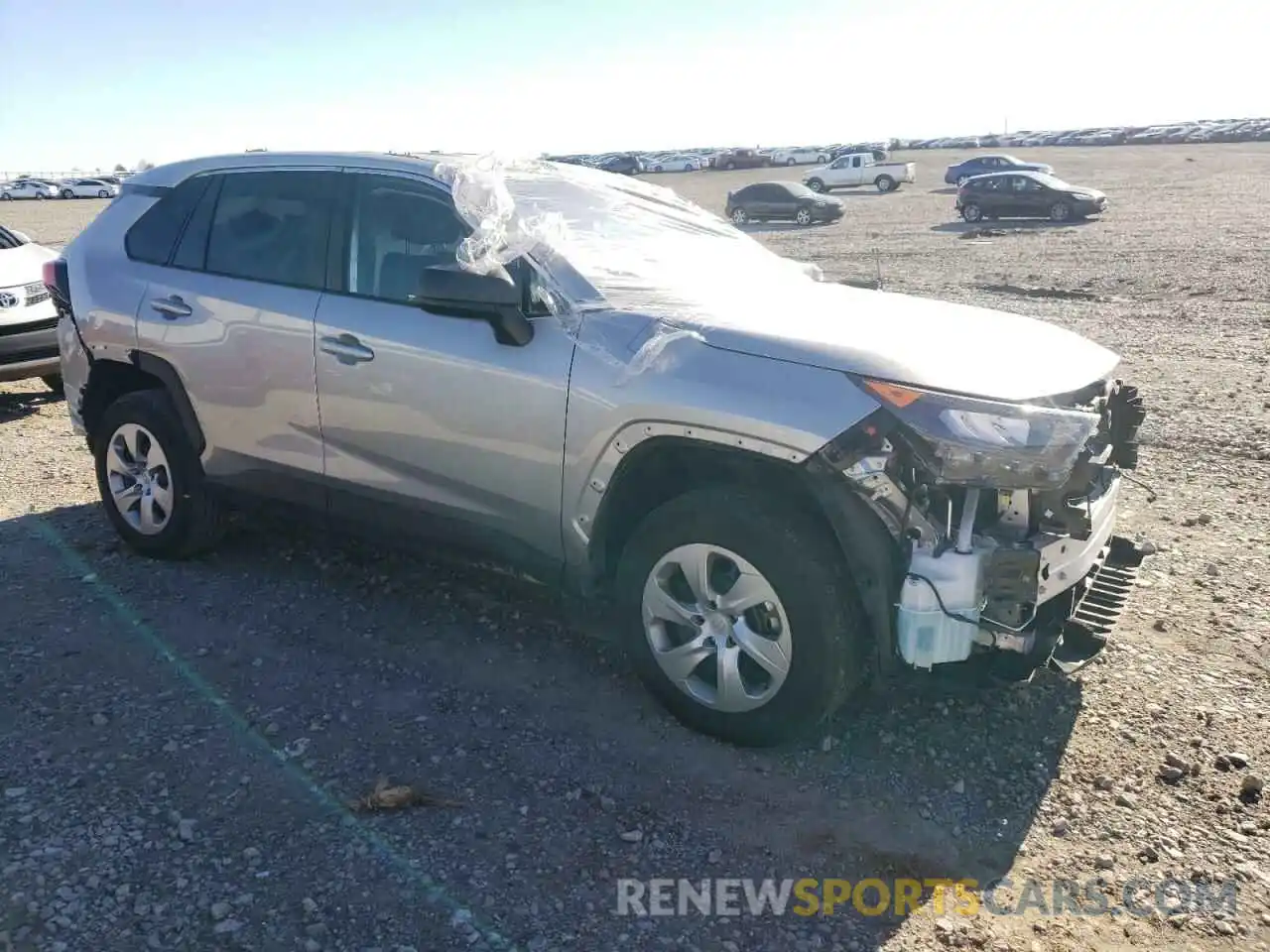 1 Photograph of a damaged car 2T3H1RFV2MC117234 TOYOTA RAV4 2021