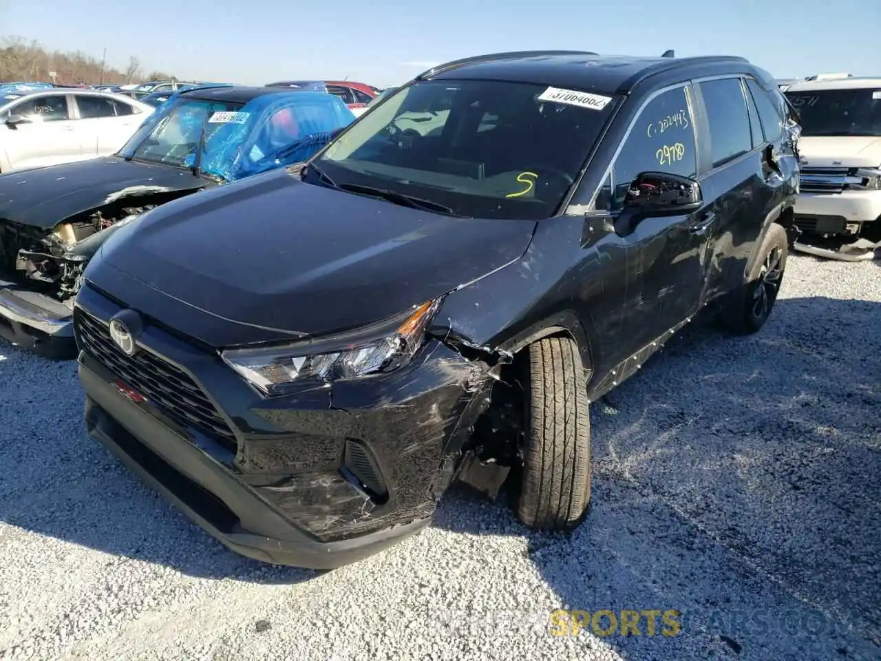 2 Photograph of a damaged car 2T3H1RFV2MC121073 TOYOTA RAV4 2021