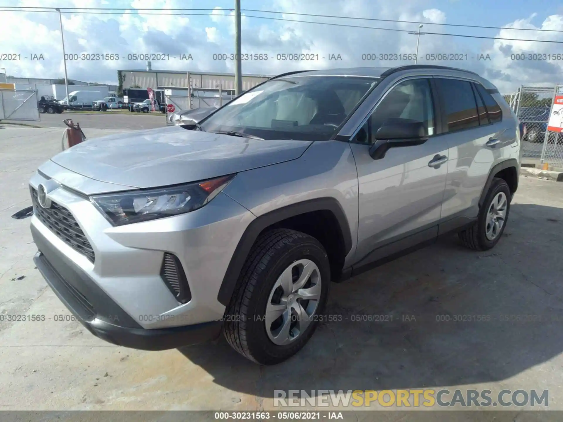 2 Photograph of a damaged car 2T3H1RFV2MC131246 TOYOTA RAV4 2021