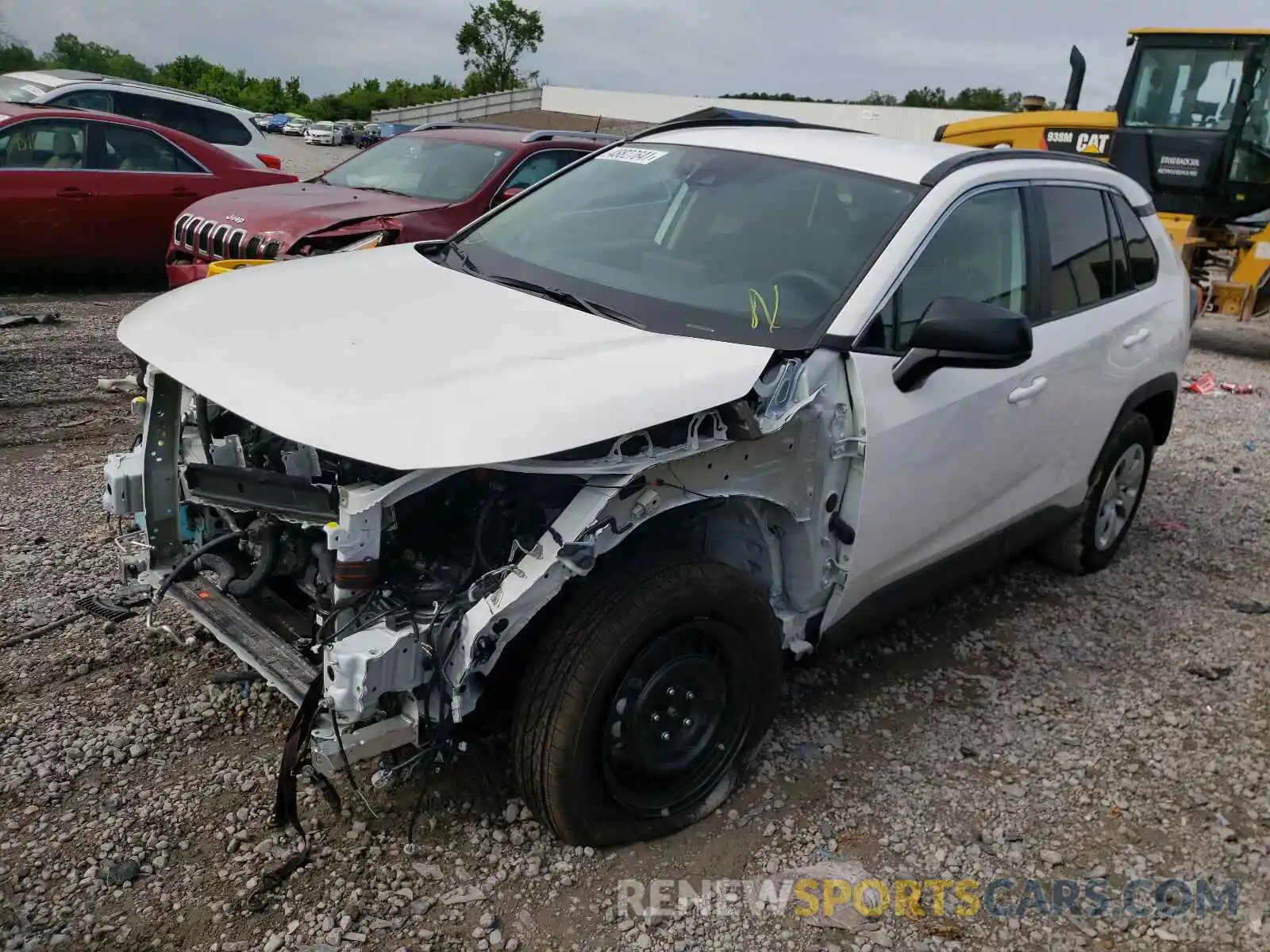 2 Photograph of a damaged car 2T3H1RFV2MC134809 TOYOTA RAV4 2021