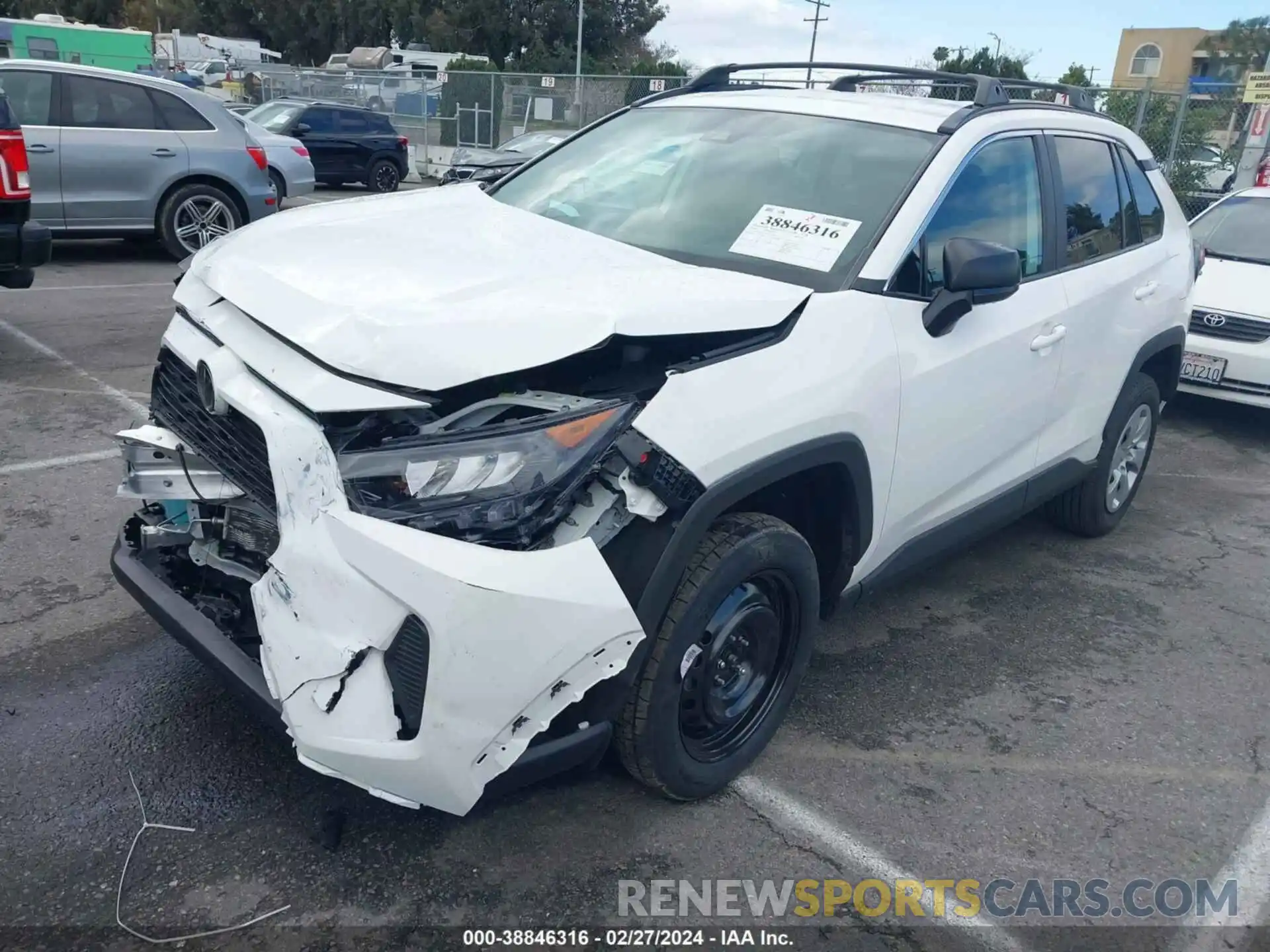 2 Photograph of a damaged car 2T3H1RFV2MC135720 TOYOTA RAV4 2021