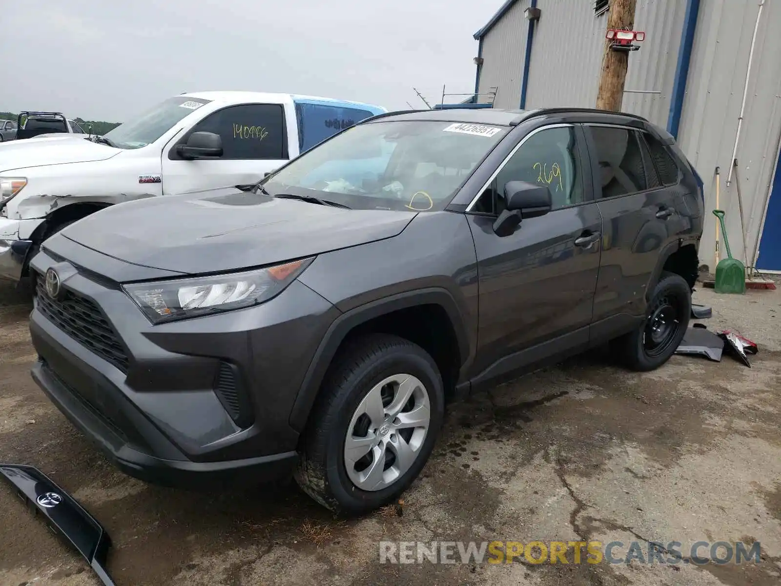 2 Photograph of a damaged car 2T3H1RFV2MC136561 TOYOTA RAV4 2021